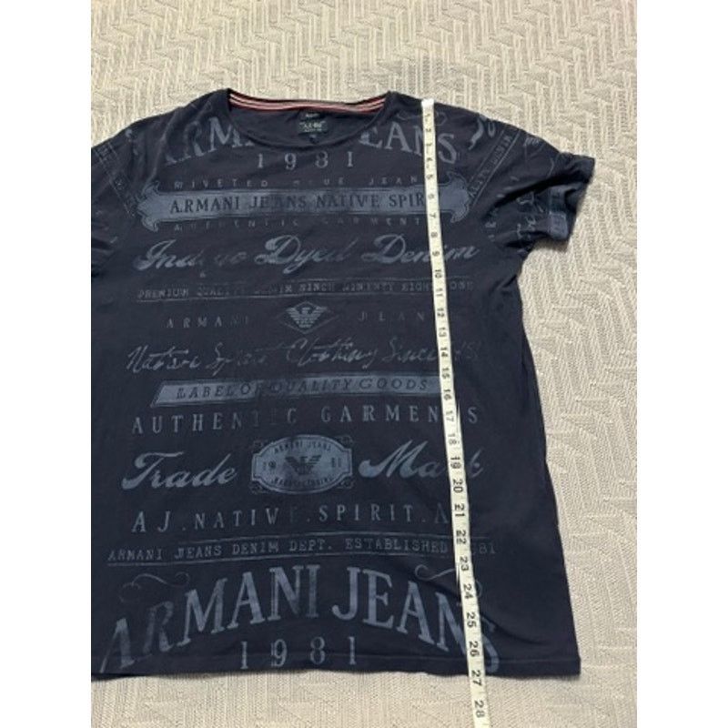 Armani Armani Jeans black graphic tee size S READ Size US S / EU 44-46 / 1 - 6 Thumbnail