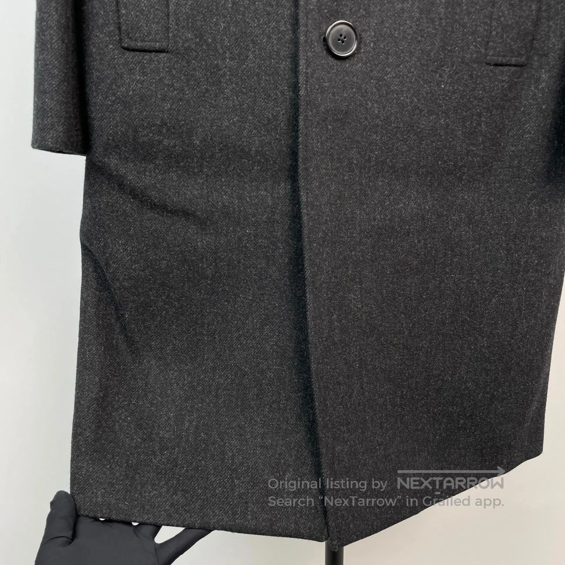Saint Laurent Paris Saint Laurent Paris Black Gray Velvet Three Button Velvet Size US M / EU 48-50 / 2 - 4 Thumbnail