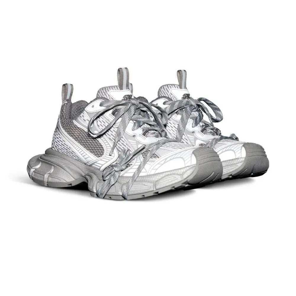 Balenciaga o1s1wg110126 3XL Reflective Sneakers in Grey Size US 6 / EU 39 - 3 Thumbnail