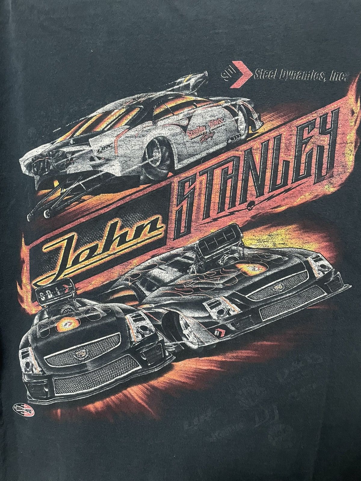 Vintage Vintage John Stanley & Weiss Drag Racing Cadillac T Shirt Size US L / EU 52-54 / 3 - 4 Thumbnail