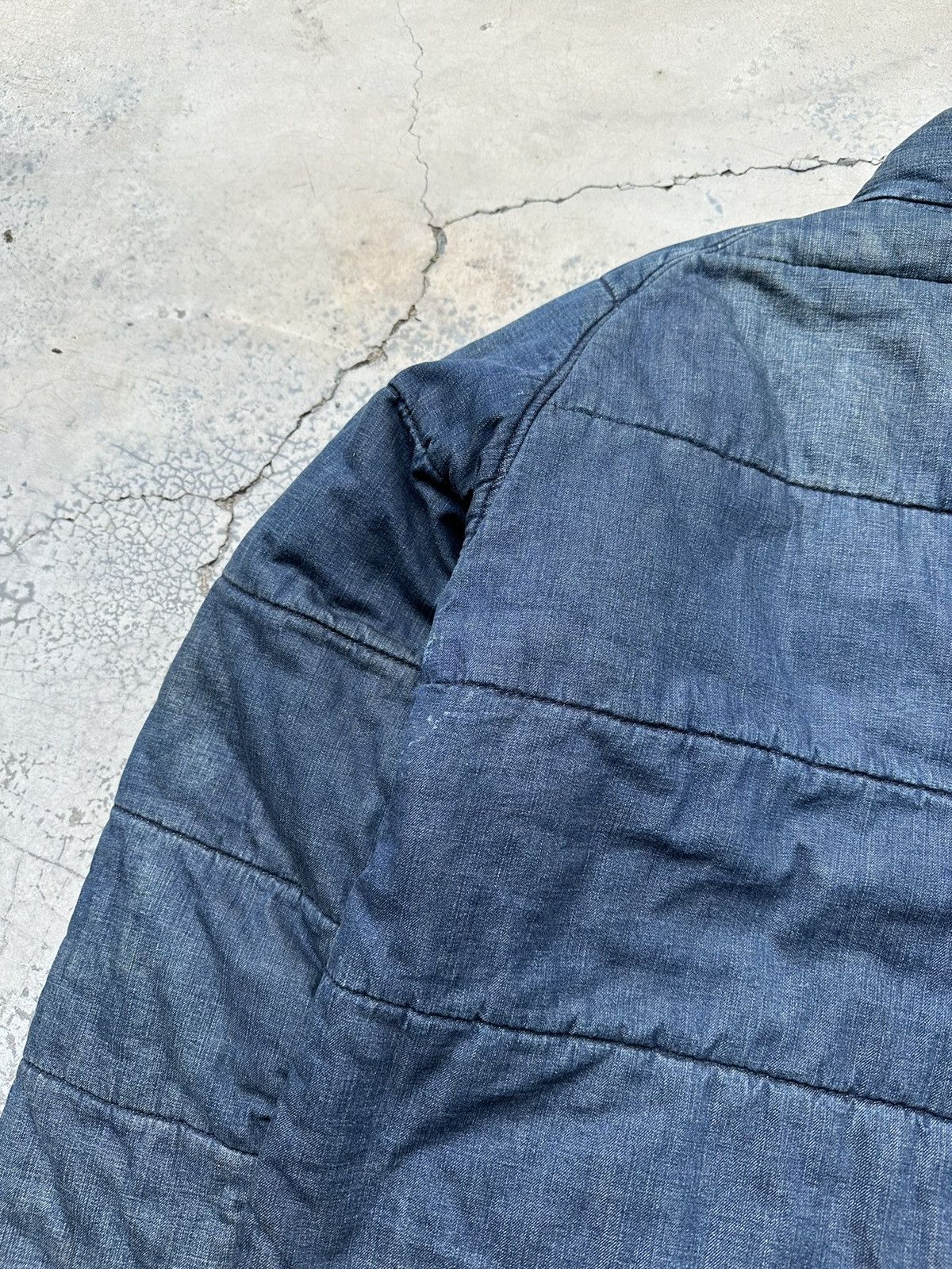 Bape 🦍Vintage A Bathing Ape Denim Utility Jacket Size US L / EU 52-54 / 3 - 9 Thumbnail