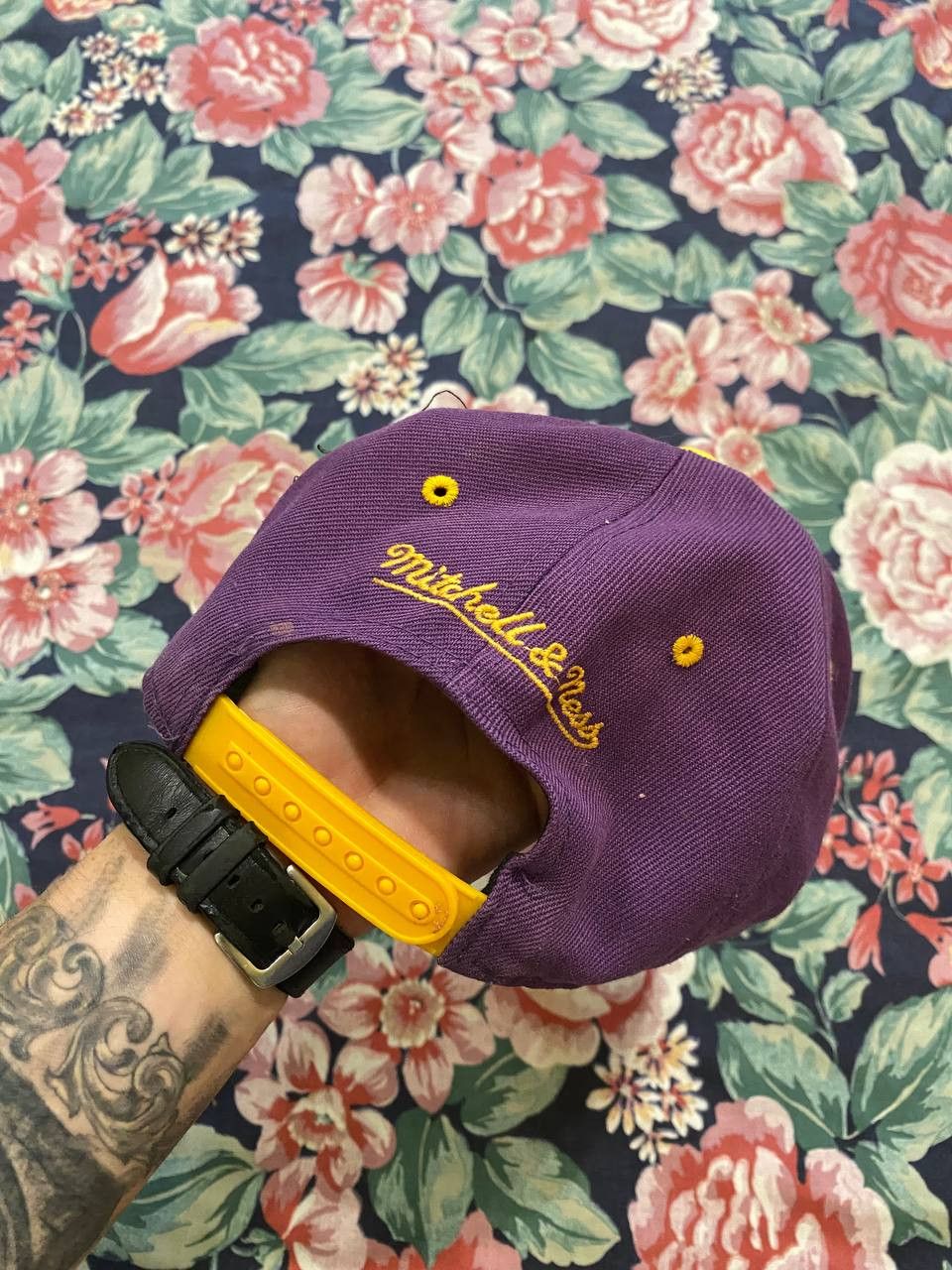 Mitchell & Ness Hats Vintage Mitchell & Ness big logo Lakers Cap Y2K Size ONE SIZE - 8 Thumbnail
