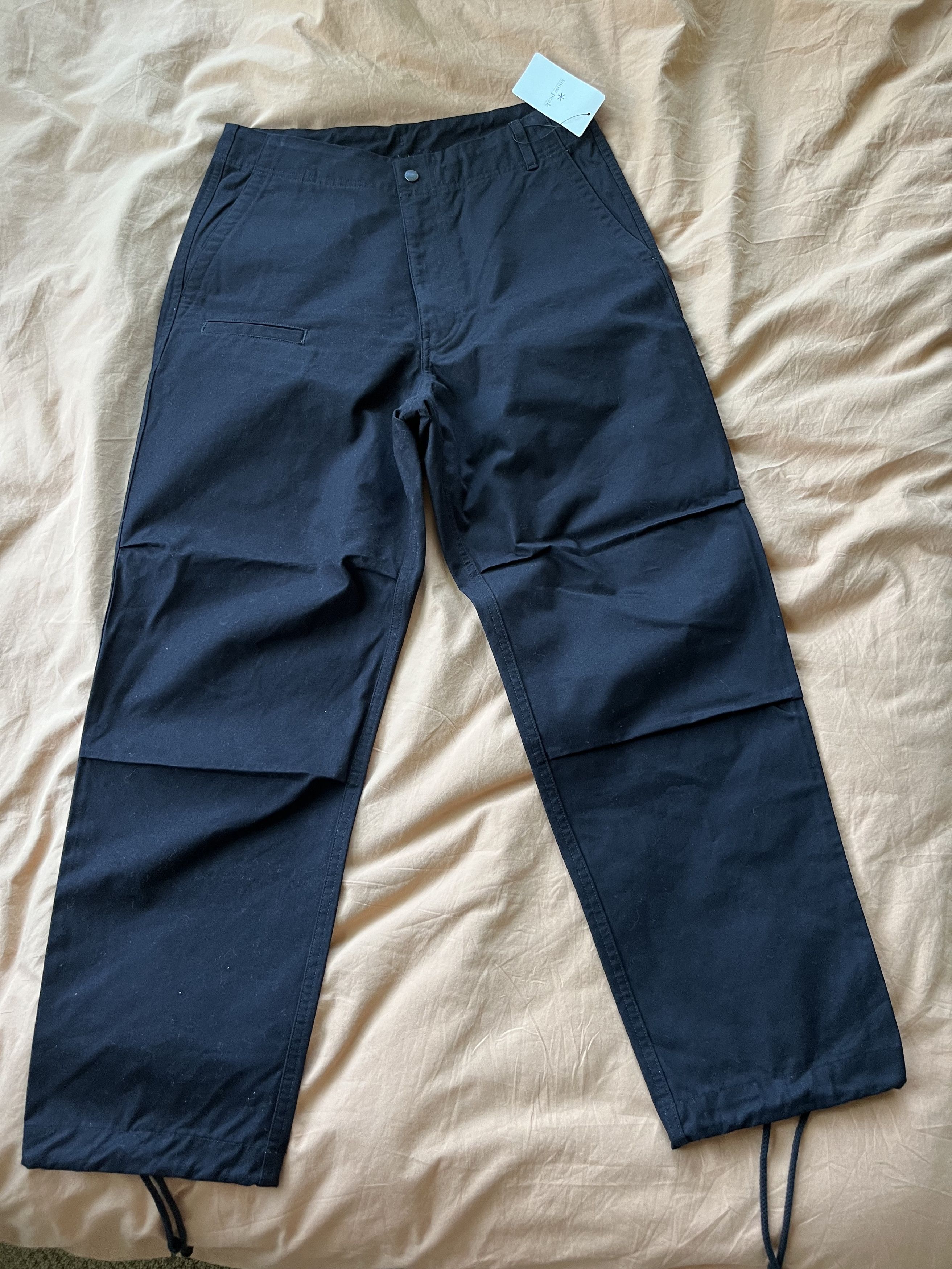 Snow Peak Snow Peak Tabiki Canvas Pants (Black) [BNWT] | Grailed