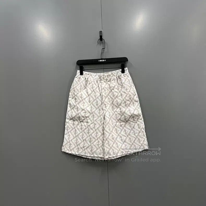 Fendi Fendi Beige Full Double F Short Pants Size US 28 / EU 44 - 1 Thumbnail