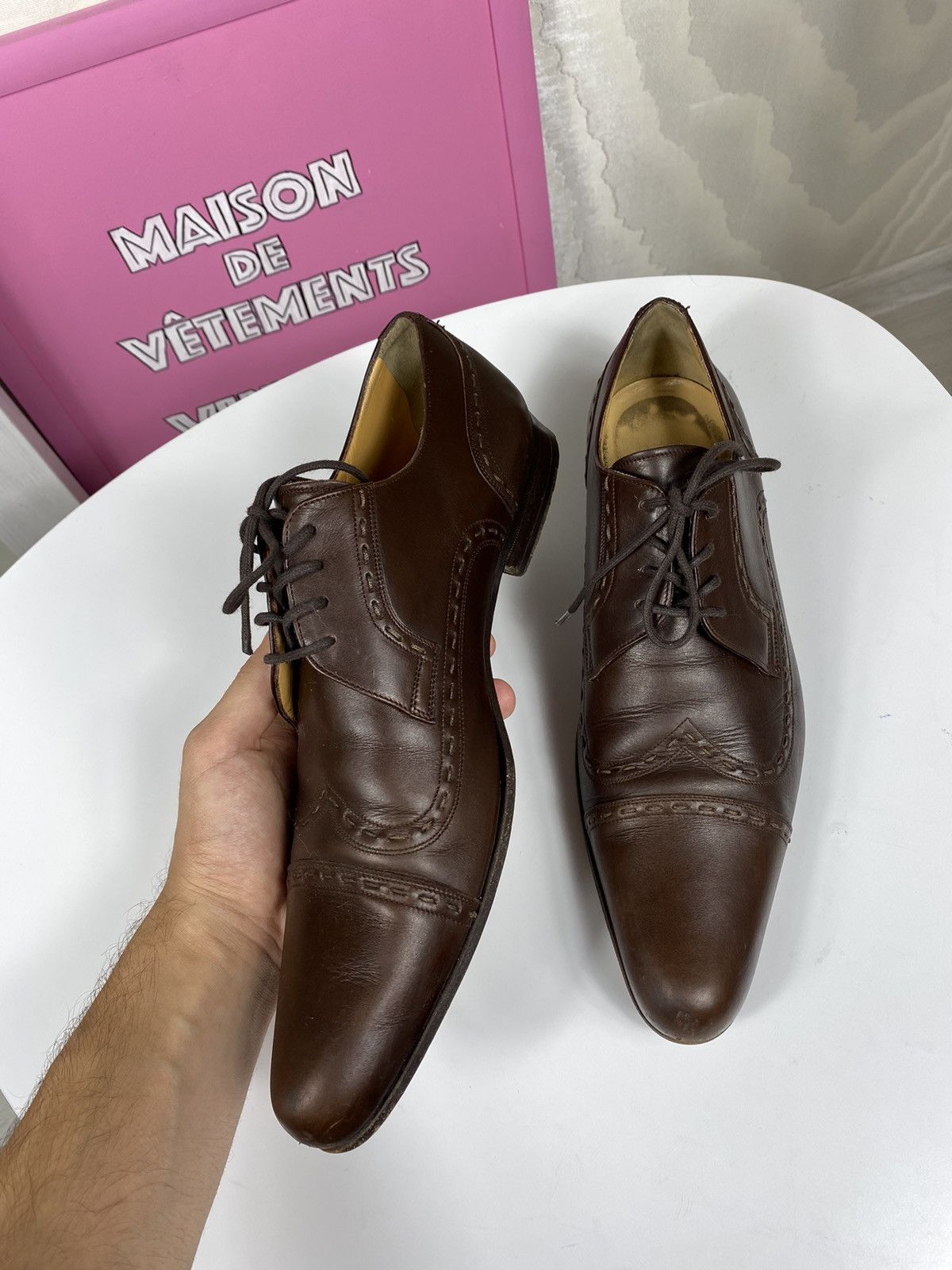 Dolce & Gabbana × Vintage Dolce&Gabbana Derby Lace Up Size US 8 / EU 41 - 8 Thumbnail