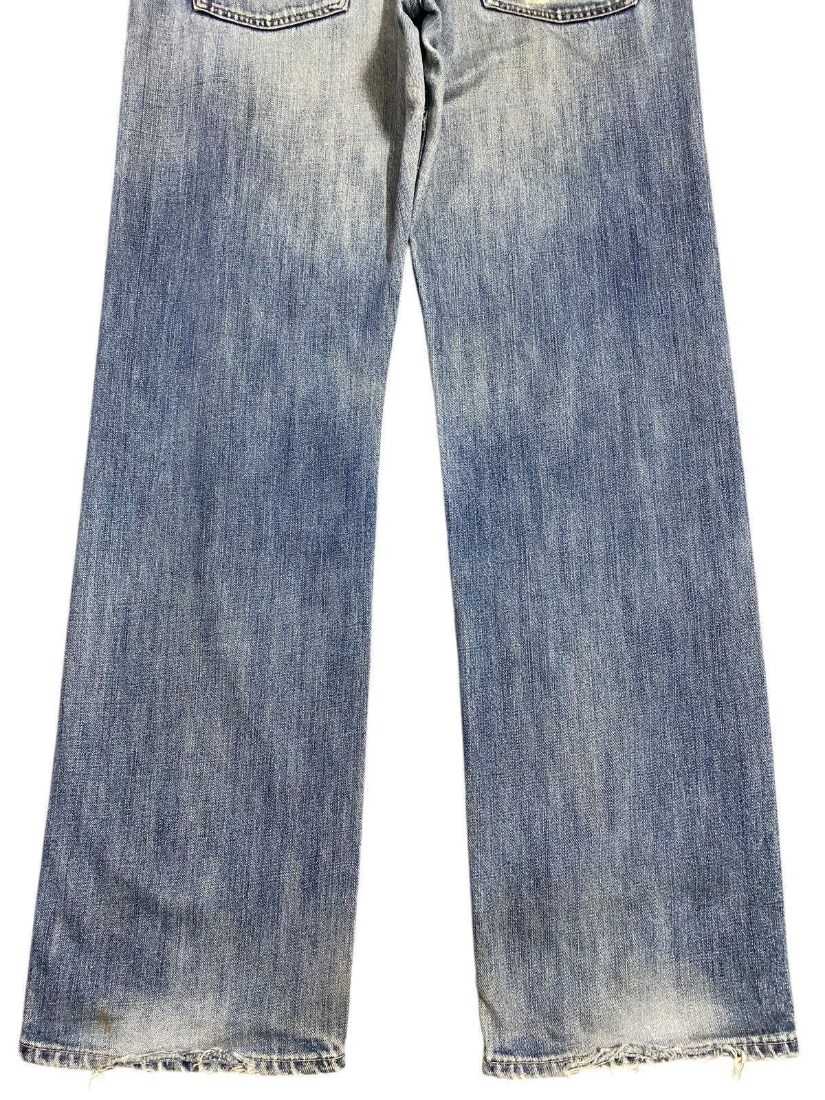 Japanese Brand Vtg Japanese Brand Uniqlo Faded Wash Distressed Loose Jeans Size US 36 / EU 52 - 6 Thumbnail