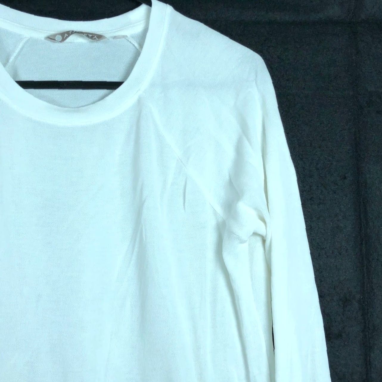 Athleta Athleta Womens Sweatshirt Cream Serenity Criss Cross Pullover Stretch XS Size XS / US 0-2 / IT 36-38 - 5 Thumbnail