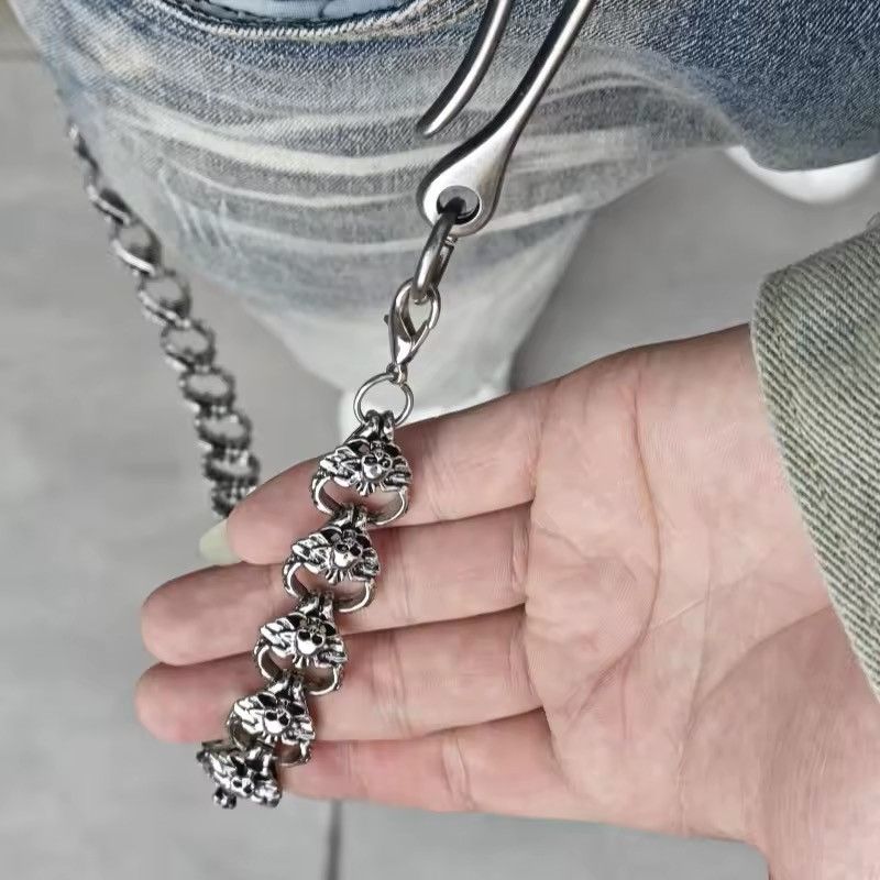 Jewelry Dark Punk Style Skeleton Pants Chain Size ONE SIZE - 3 Thumbnail