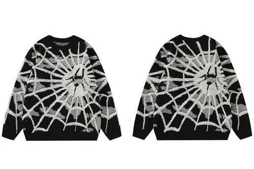 VIBE Spider Web Sweater Pullover y2k Size US L / EU 52-54 / 3 - 6 Thumbnail