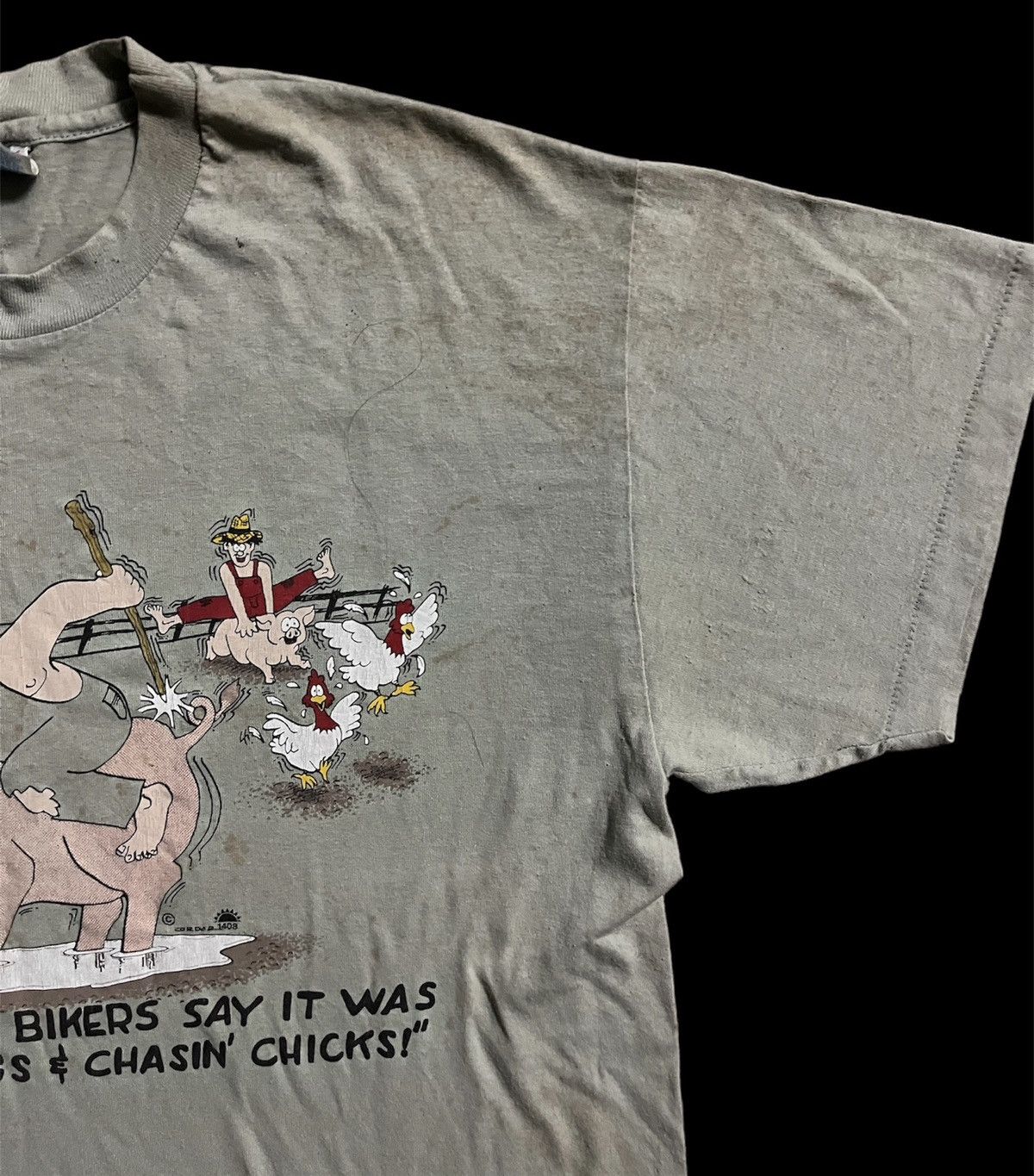 Hanes × Vintage Vintage Hanes Tshirt Size US L / EU 52-54 / 3 - 3 Thumbnail