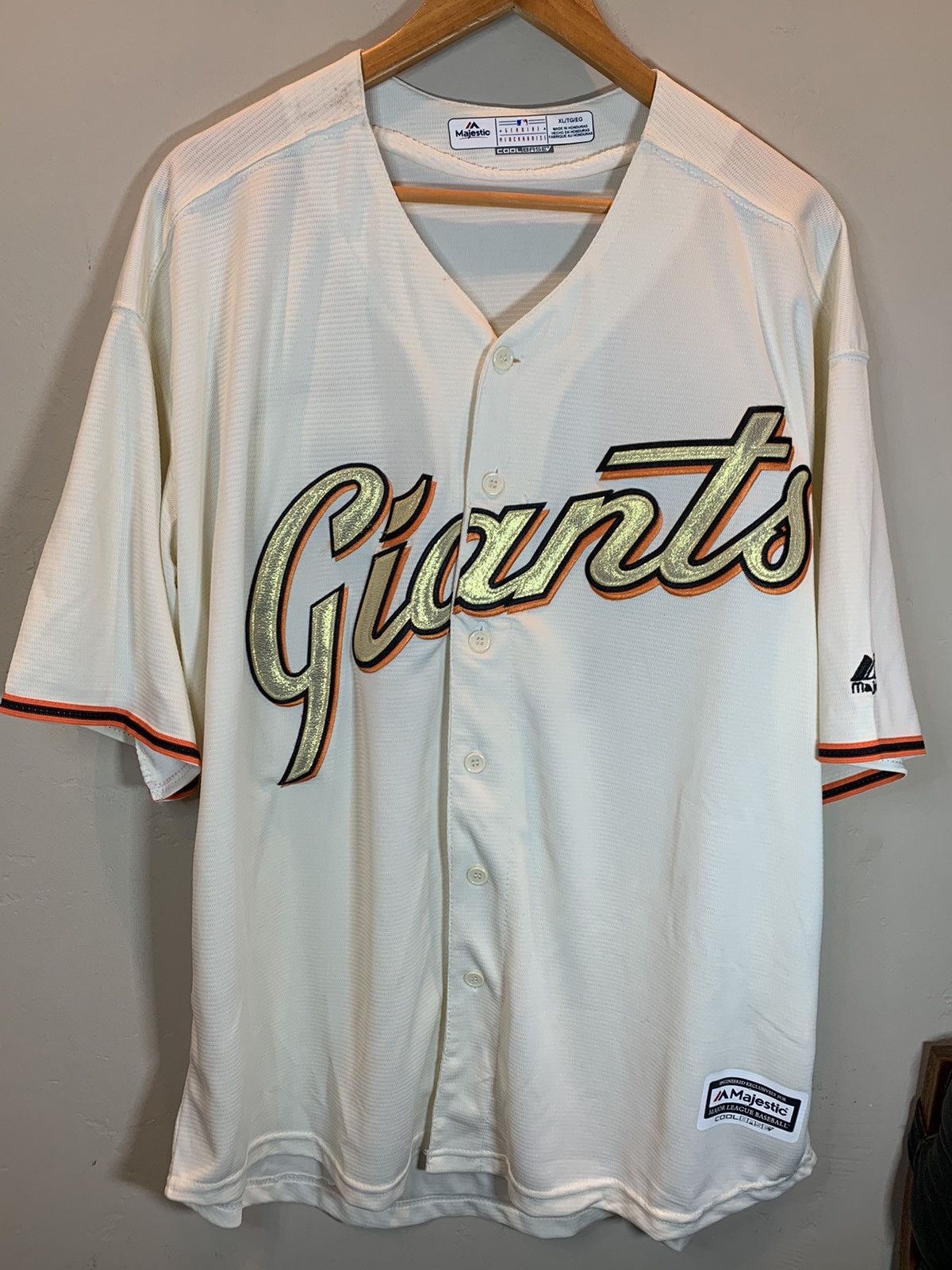 MLB × Majestic × Vintage RARE Vintage Madison Bumgarner #40 SF Giants Majestic Jersey Size US XL / EU 56 / 4 - 1 Thumbnail