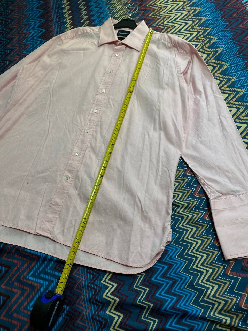 Aquascutum × Vintage Aquascutum Vintage Mens Long Sleeve Shirt on cufflinks Size US XXL / EU 58 / 5 - 9 Thumbnail
