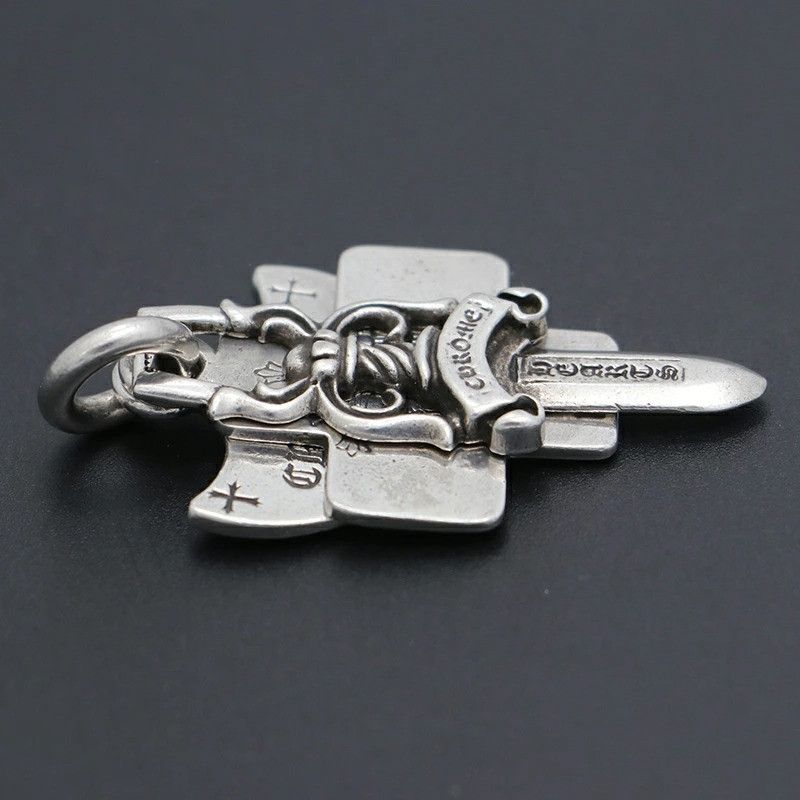 Chrome Hearts CHROME HEARTS 3 TRINKETS PENDANT dagger cross plus Size ONE SIZE - 6 Thumbnail