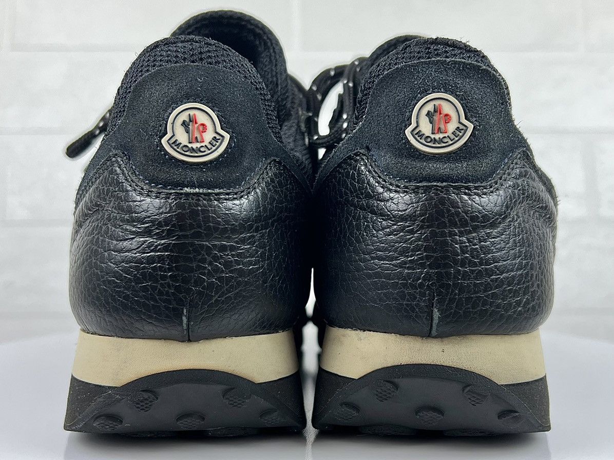 Moncler MONCLER Sneakers Low Top Race Runner Back Logo Nylon Leather Size US 10 / EU 43 - 8 Thumbnail