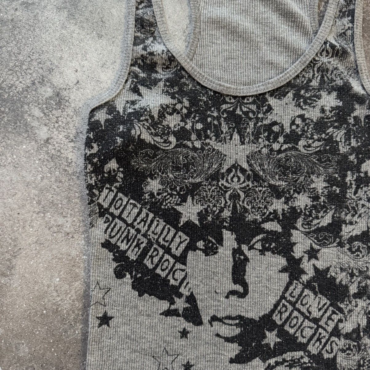 Hysteric Glamour Amazing Ribbed Vintage Tank Top (Hysteric Glamour style) Size S / US 4 / IT 40 - 4 Thumbnail