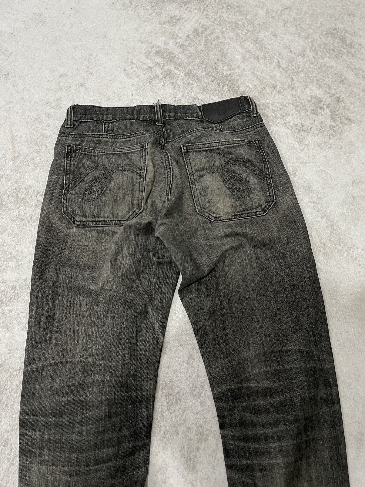 Hysteric Glamour × If Six Was Nine × Le Grande Bleu (L.G.B.) 2000s mc japa smoke wash distressed denim y2k style Size US 28 / EU 44 - 7 Thumbnail