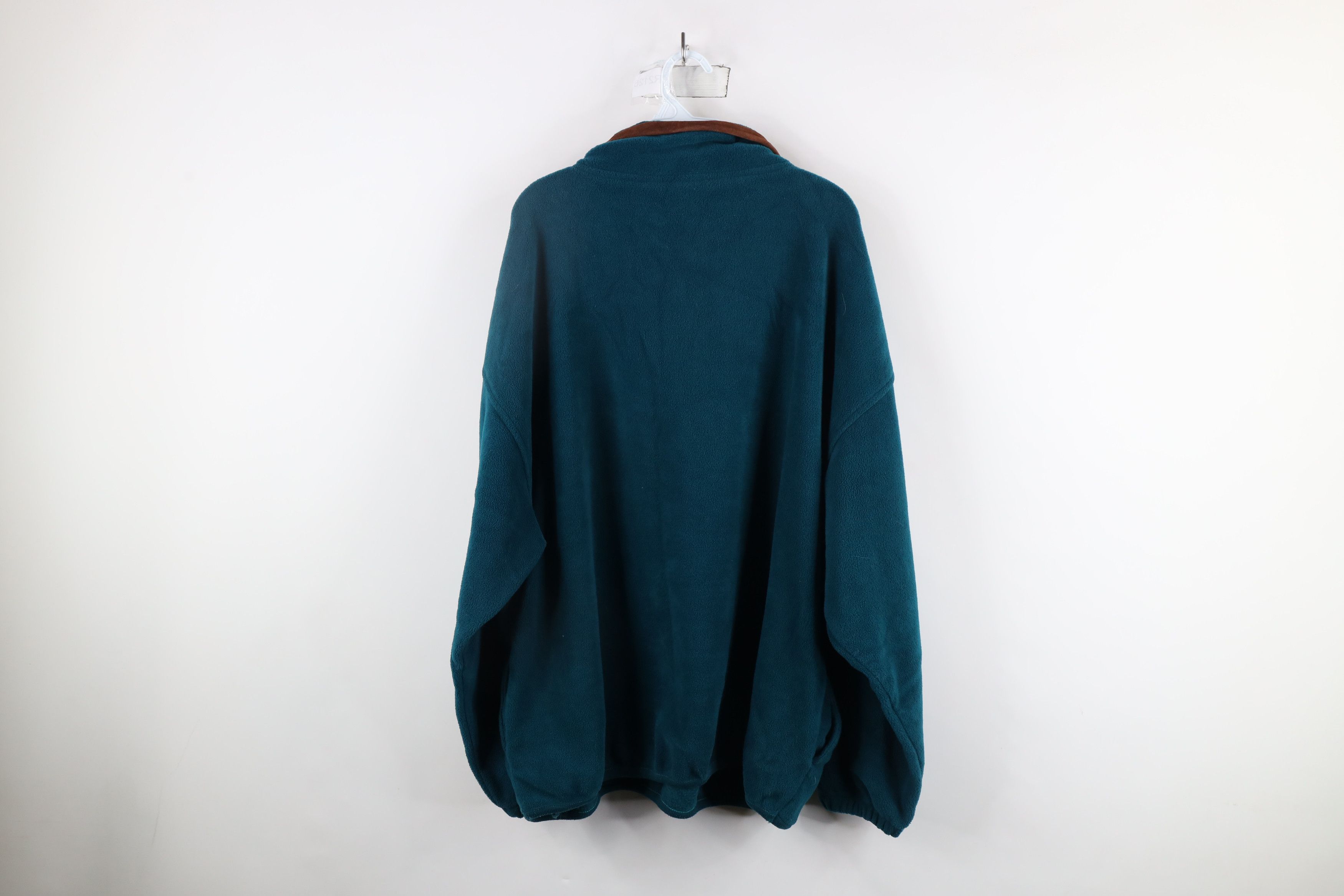 Vintage Vintage 90s Streetwear Fit Half Zip Fleece Pullover Sweater Size US XL / EU 56 / 4 - 9 Thumbnail