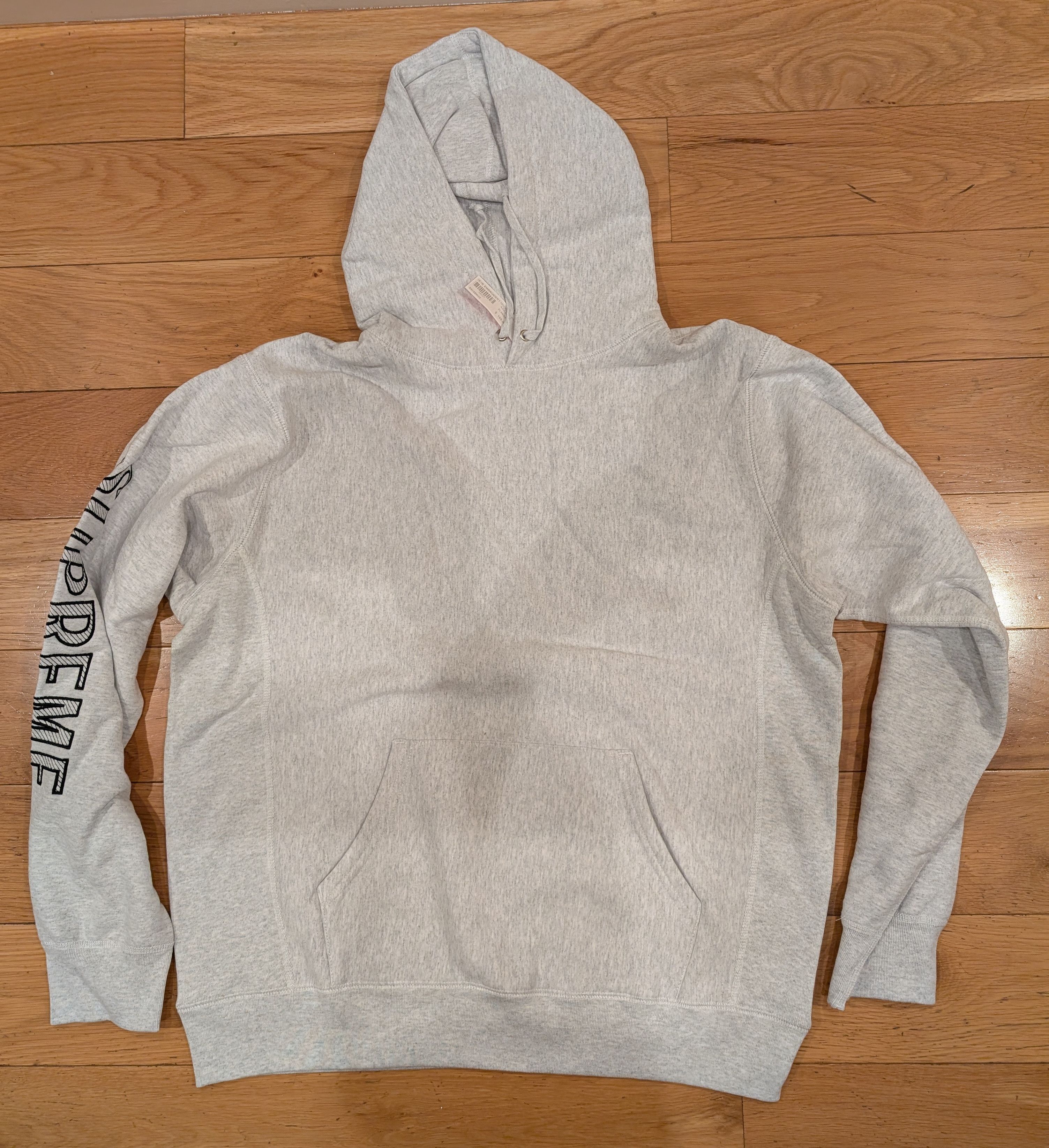 Supreme Sleeve Embroidery Hooded Sweatshirt Size US XL / EU 56 / 4 - 1 Thumbnail