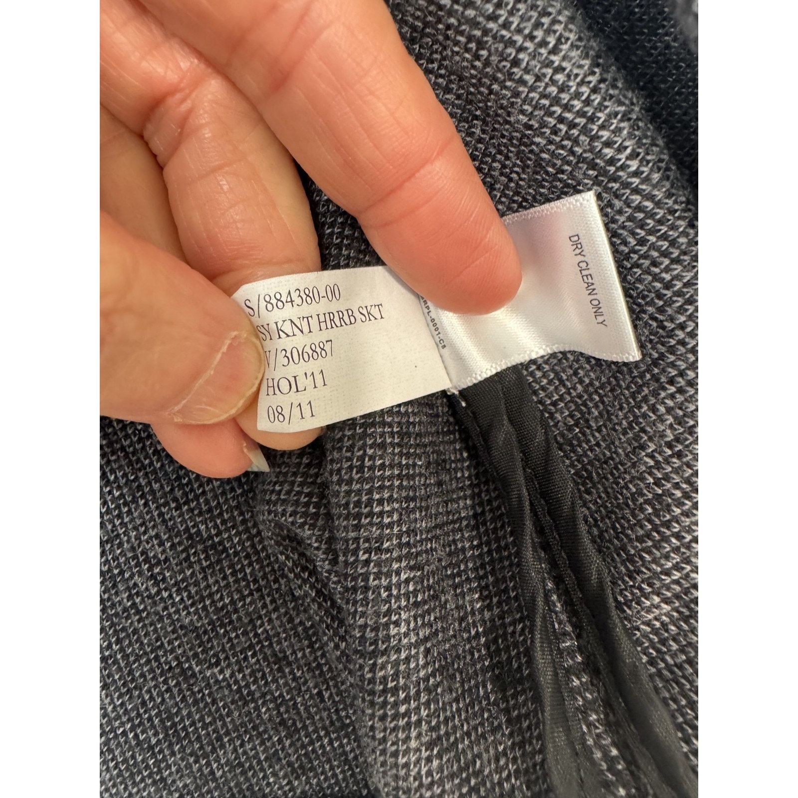 Banana Republic Banana Republic Wool Blend Herringbone A-Line Skirt 12 Size 34" / US 12 / IT 48 - 10 Thumbnail