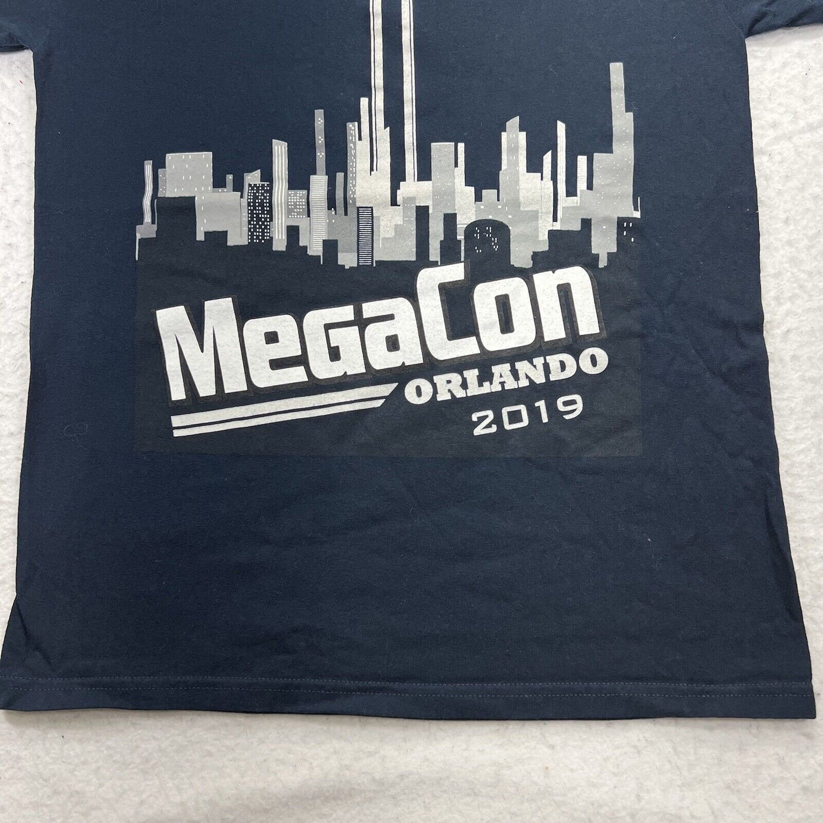 Other MegaCon Orlando FL 2019 Men's S/M Blue White Graphic T Shirt Size US S / EU 44-46 / 1 - 7 Thumbnail