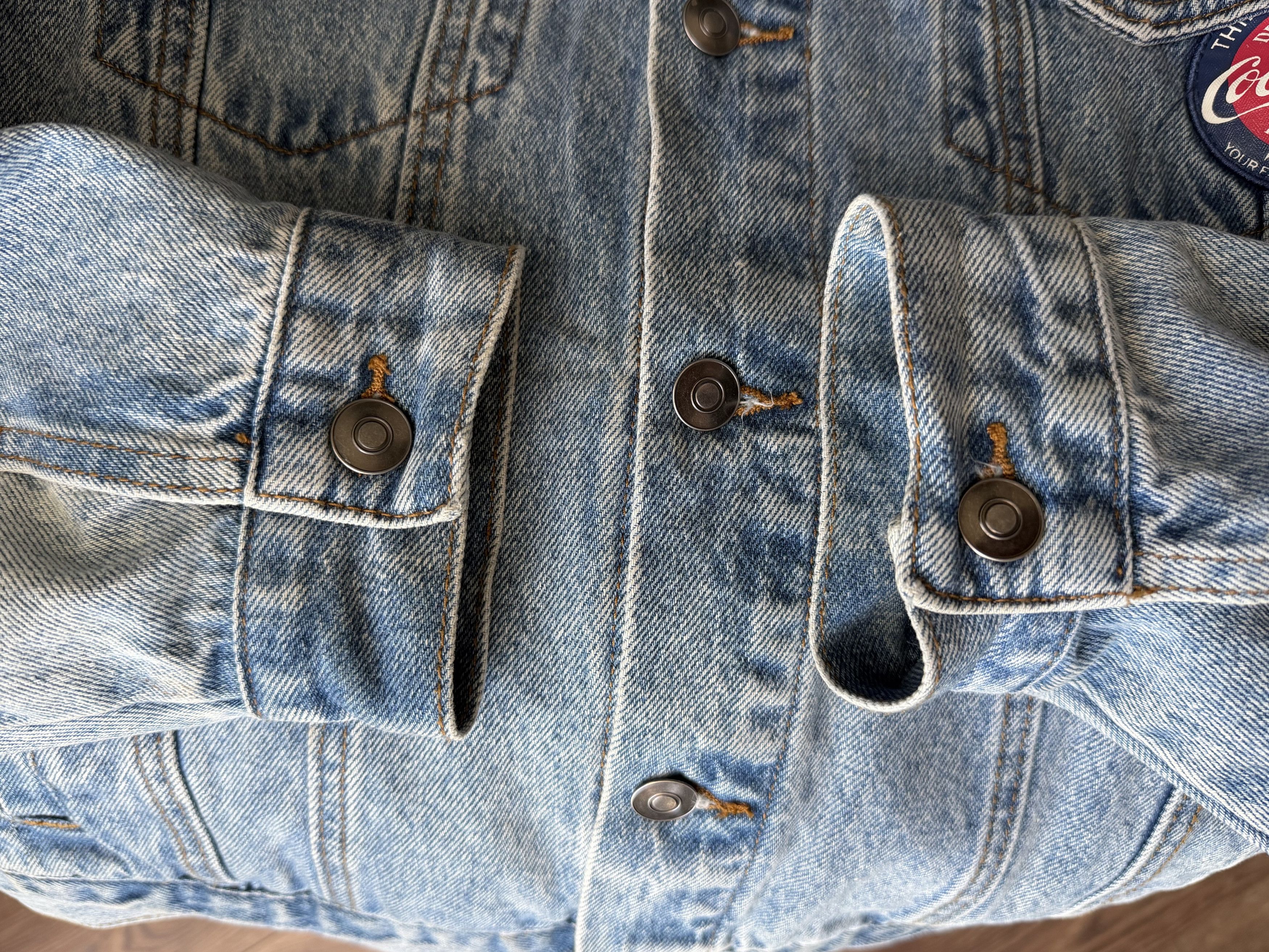 Coca Cola COCA-COLA Forever 21 Vintage Denim Unisex Jackets Oversize S Size US S / EU 44-46 / 1 - 15 Thumbnail