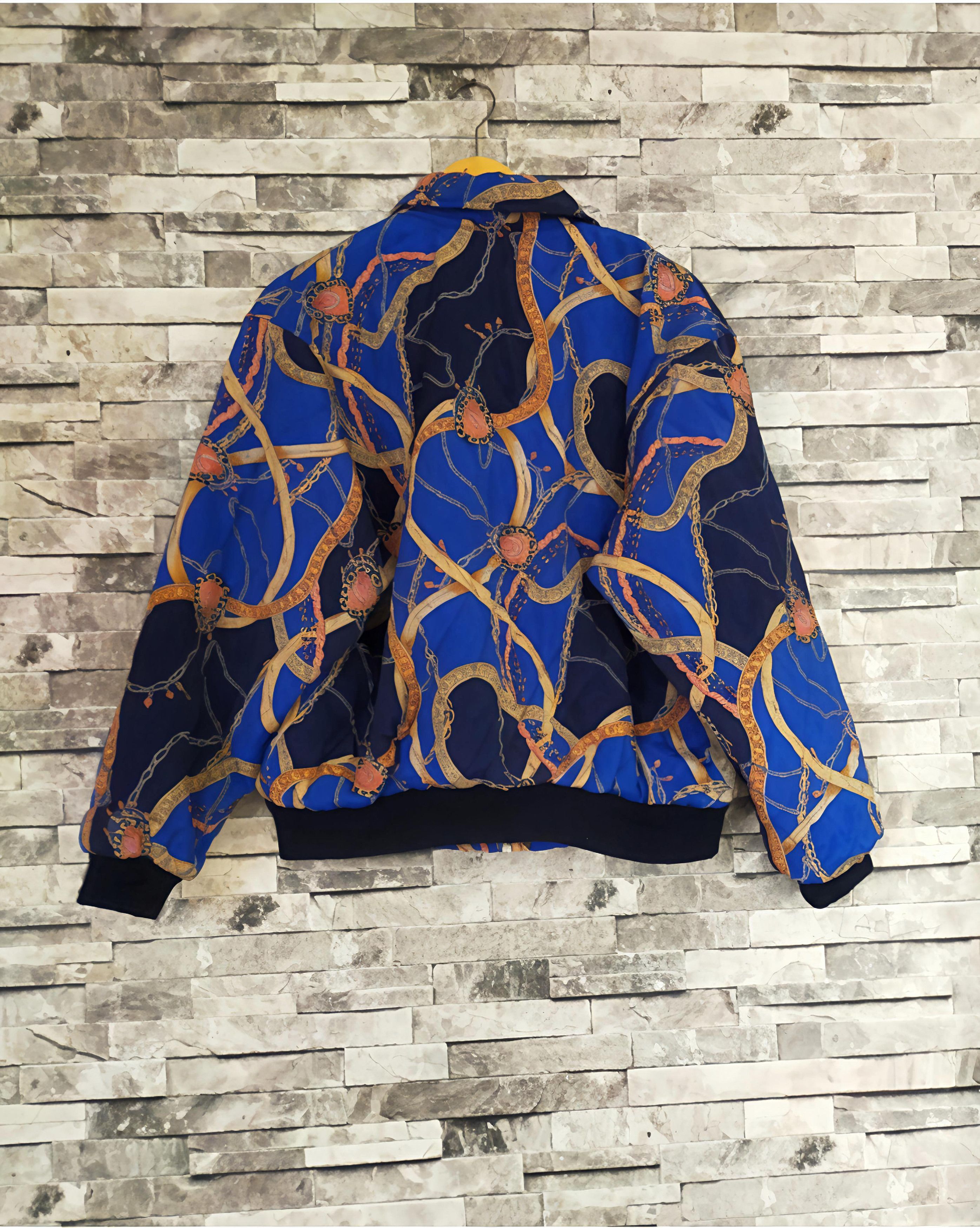 Vintage Y2K metropolitan baroque bomber jacket Size US XL / EU 56 / 4 - 2 Thumbnail