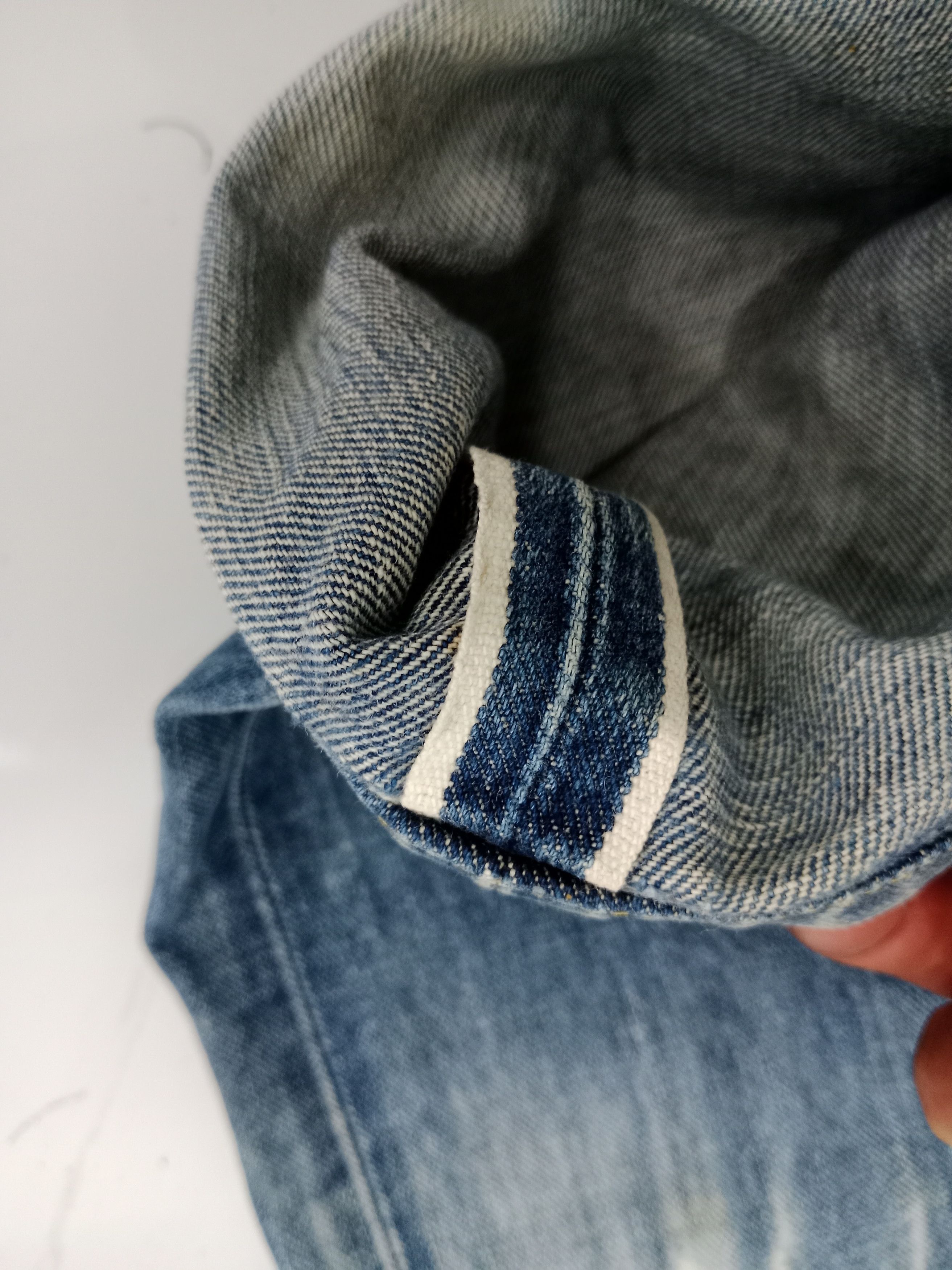 Lee Vintage LEE Riders Union Made Selvedge Distressed Jeans Size US 30 / EU 46 - 8 Thumbnail