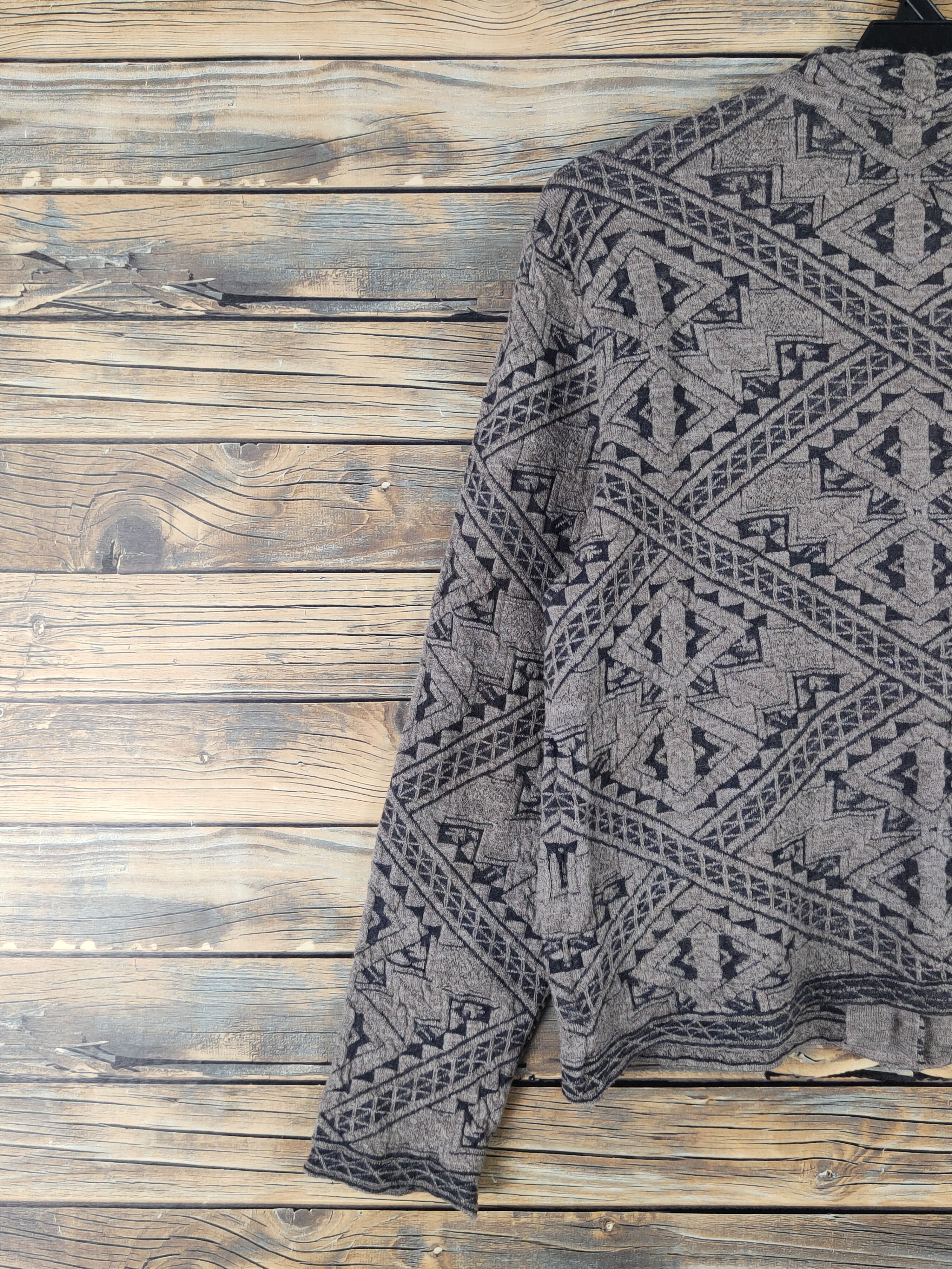 Janny A. Brown Knitwear Cardigan Crop Tops #W1684