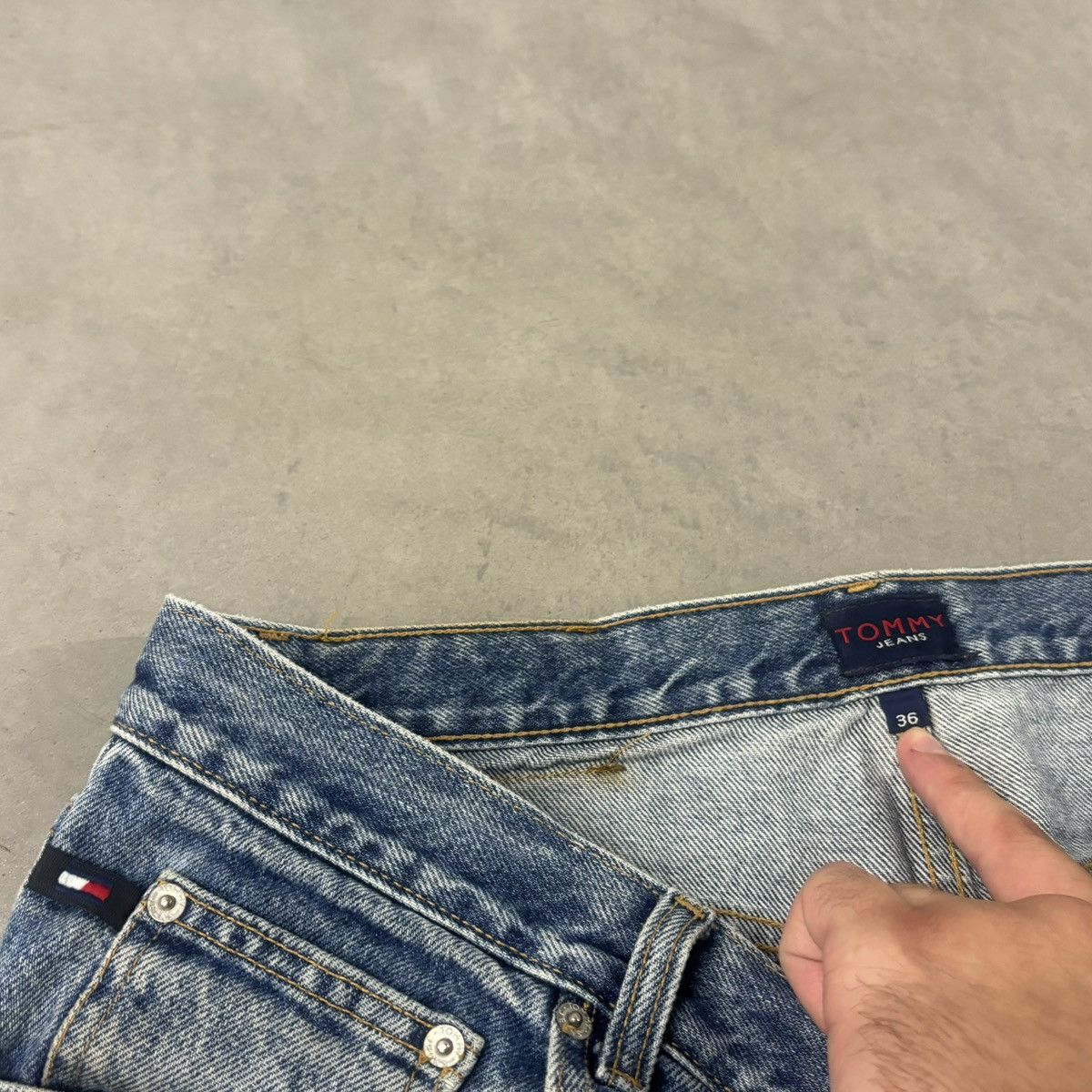 Other Vintage Baggy Tommy Jorts Size US 36 / EU 52 - 4 Thumbnail