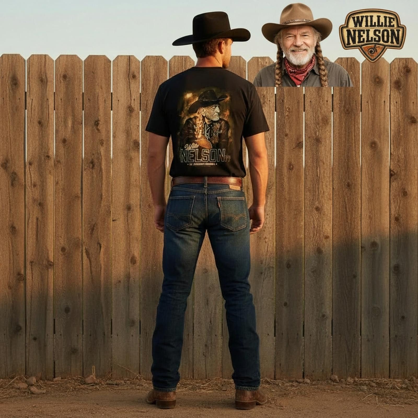 Other Willie Nelson Black Graphic Tee Shirt Size Large Size US L / EU 52-54 / 3 - 2 Thumbnail