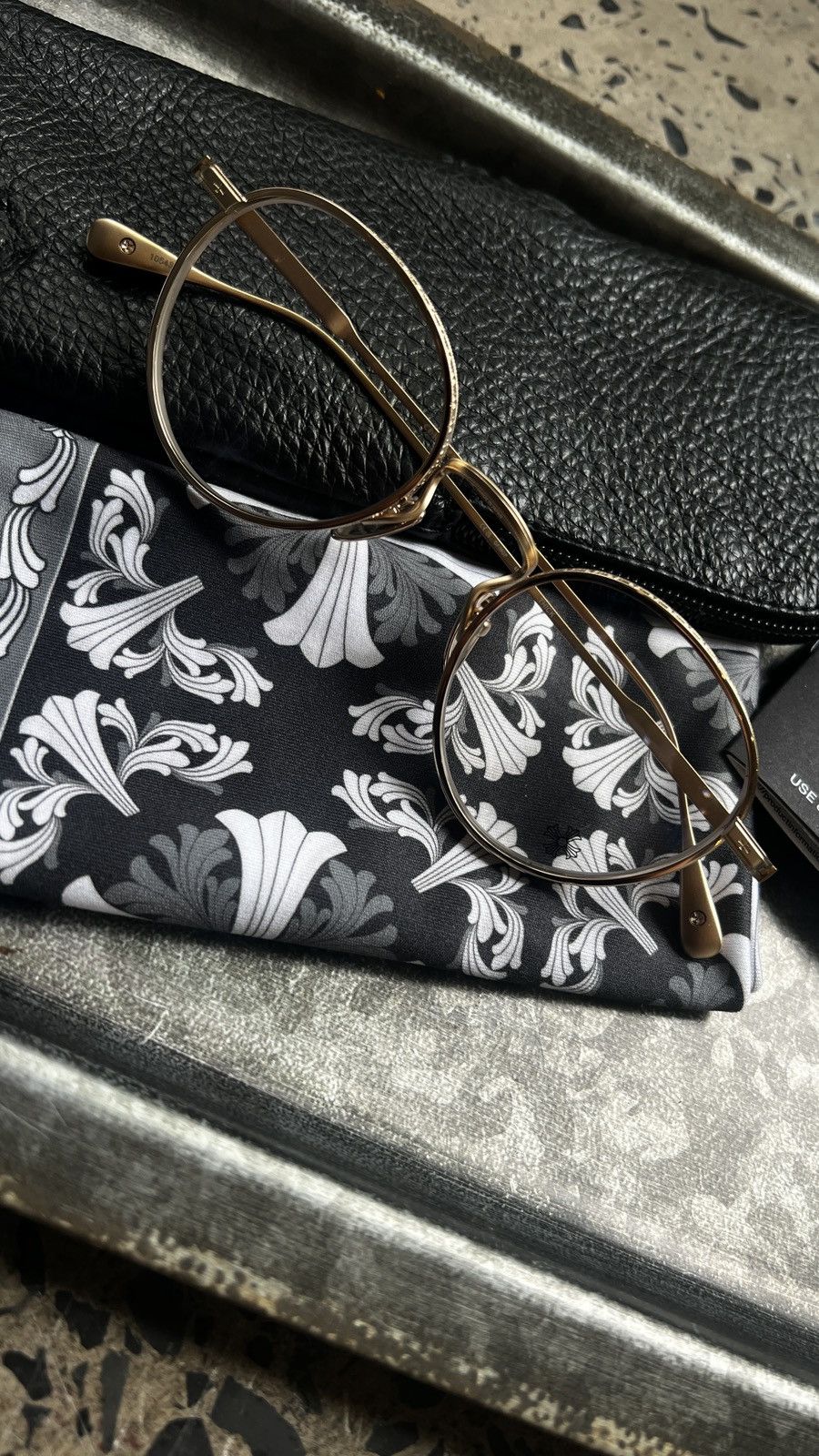 Chrome Hearts Chrome Hearts THICK GOLD PLATED GLASSES Size ONE SIZE - 16 Thumbnail
