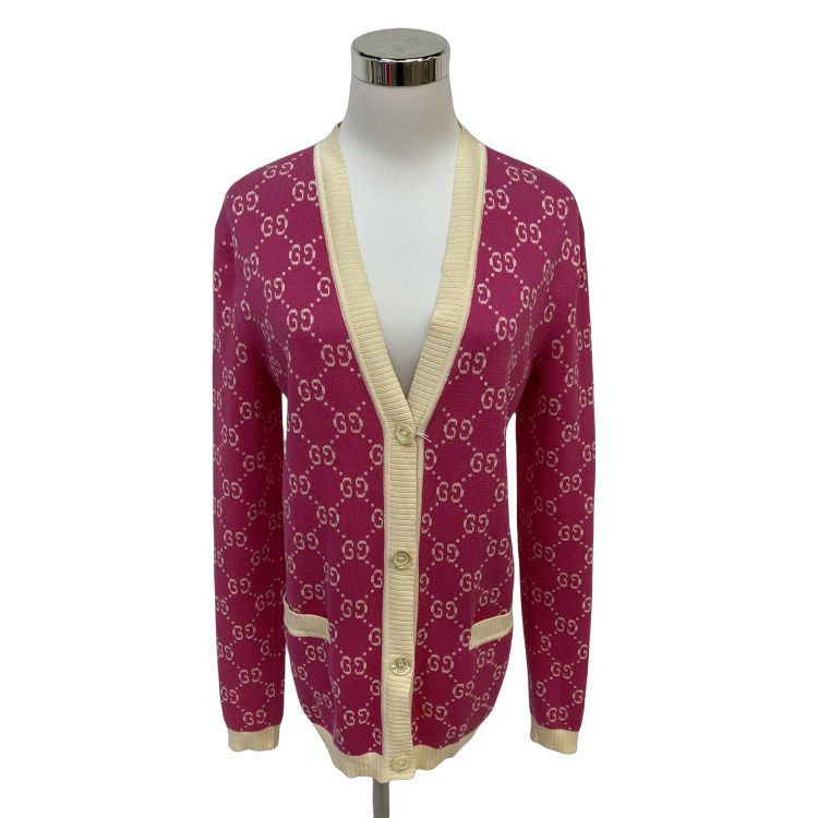 Gucci Gucci GG Monogram Cardigan Size XS Size XS / US 0-2 / IT 36-38 - 1 Thumbnail