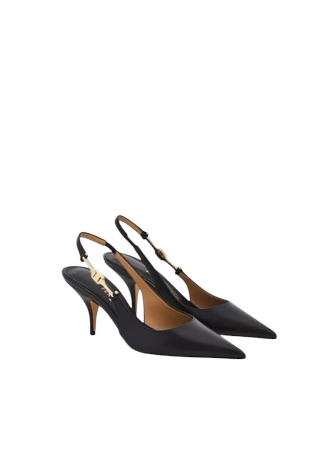 Salvatore Ferragamo Ferragamo F-Buckle Slingback Pump Size US 7.5 / IT 37.5 - 2 Thumbnail