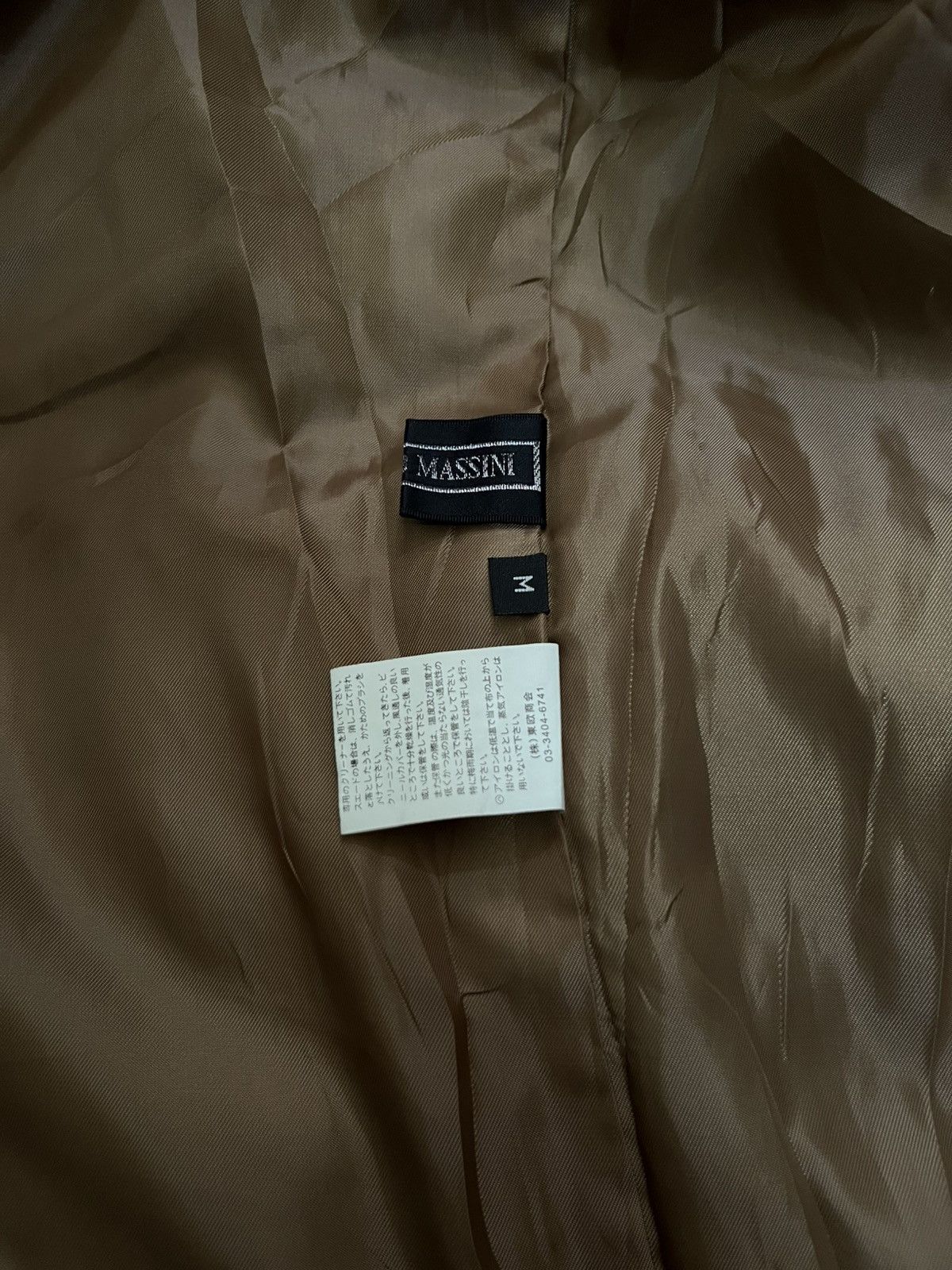 Branded Leather 1990s ROBERTO MASSINI cowhide detachable trim hood #I2 Size US M / EU 48-50 / 2 - 8 Thumbnail