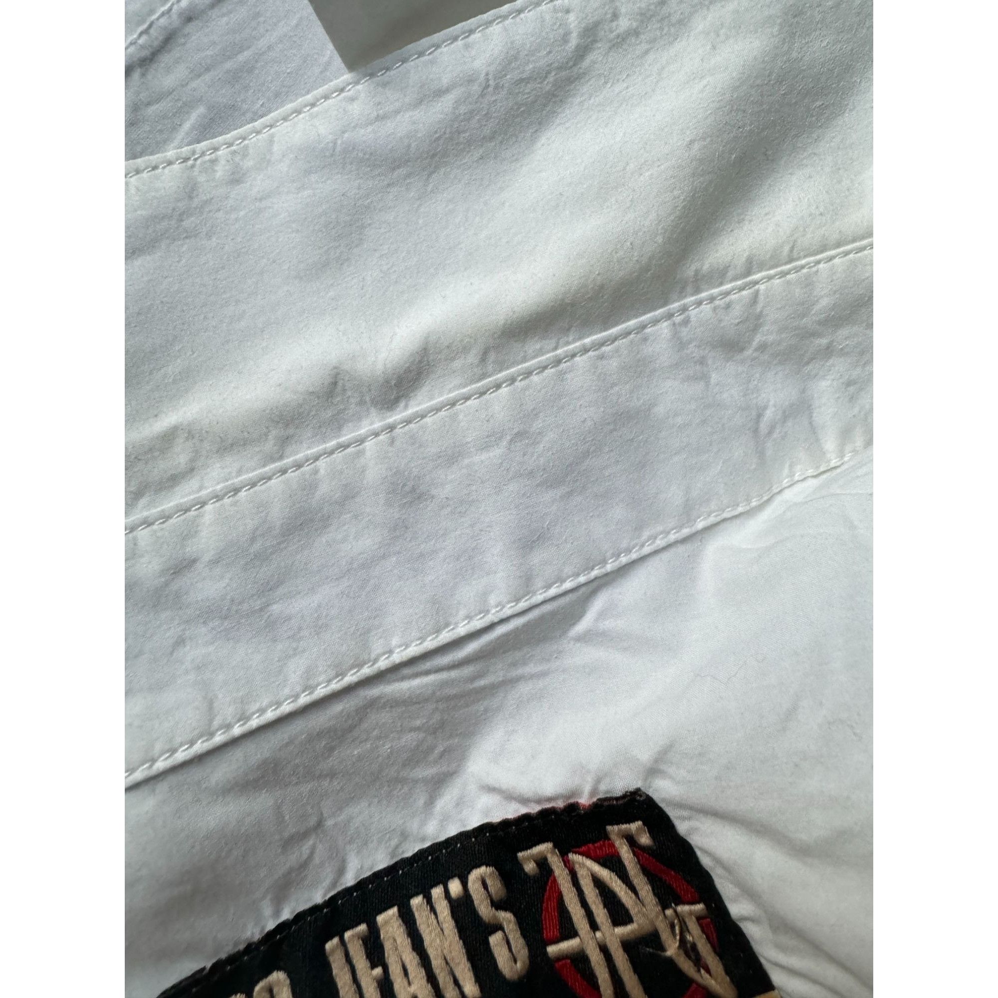 Jean Paul Gaultier White Cotton Short Sleeve Shirt Size M / US 6-8 / IT 42-44 - 4 Thumbnail