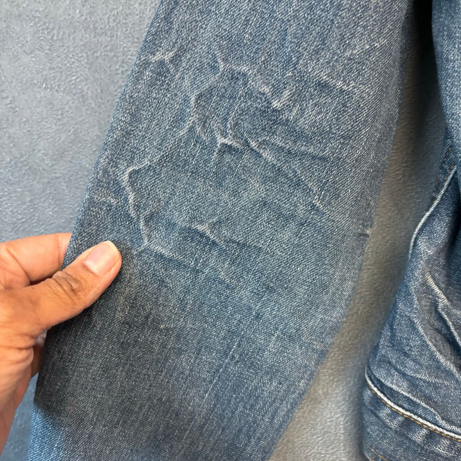 Massimo Dutti Massimo Dutti Denim Jacket Womens 40 Jean Y2K Trucker Jacket Size M / US 6-8 / IT 42-44 - 5 Thumbnail
