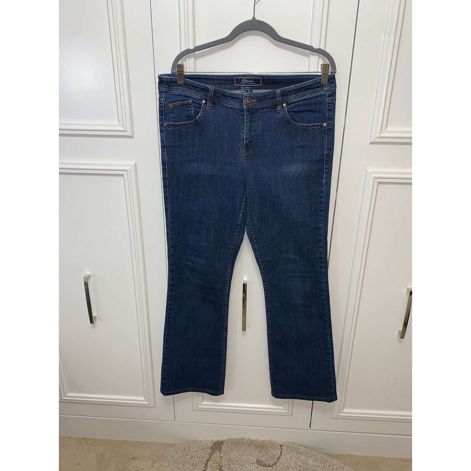 Tommy Bahama Tommy Bahama Women's Bootcut Jeans Size 14 Dark Wash Size 36" / US 14 / IT 50 - 1 Thumbnail