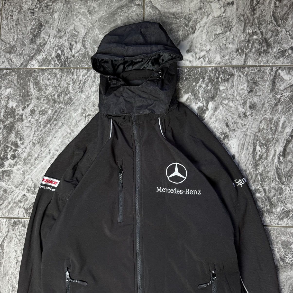 Mercedes-Benz Vintage Mercedes-Benz Jacket Soft Shell Y2K Size US L / EU 52-54 / 3 - 3 Thumbnail