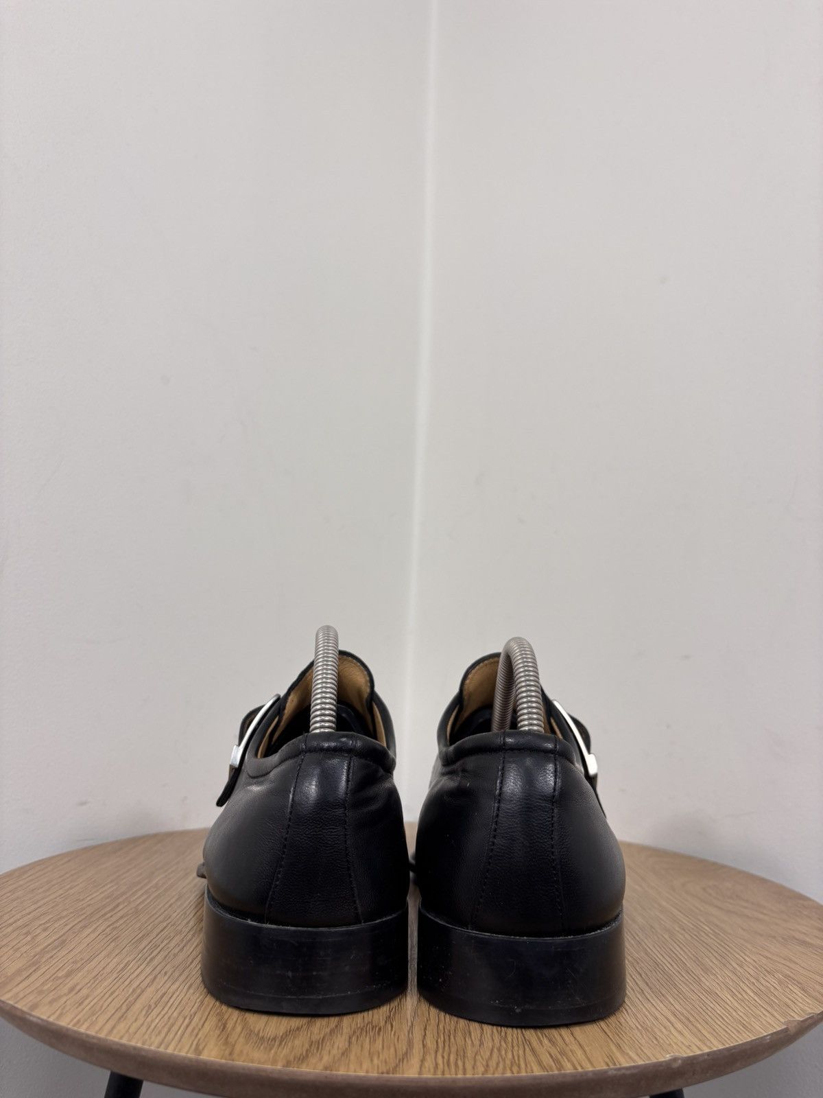Bally Bally Brenno Men’s Monk Strap Black Leather Dress Shoes Size US 8 / EU 41 - 9 Thumbnail