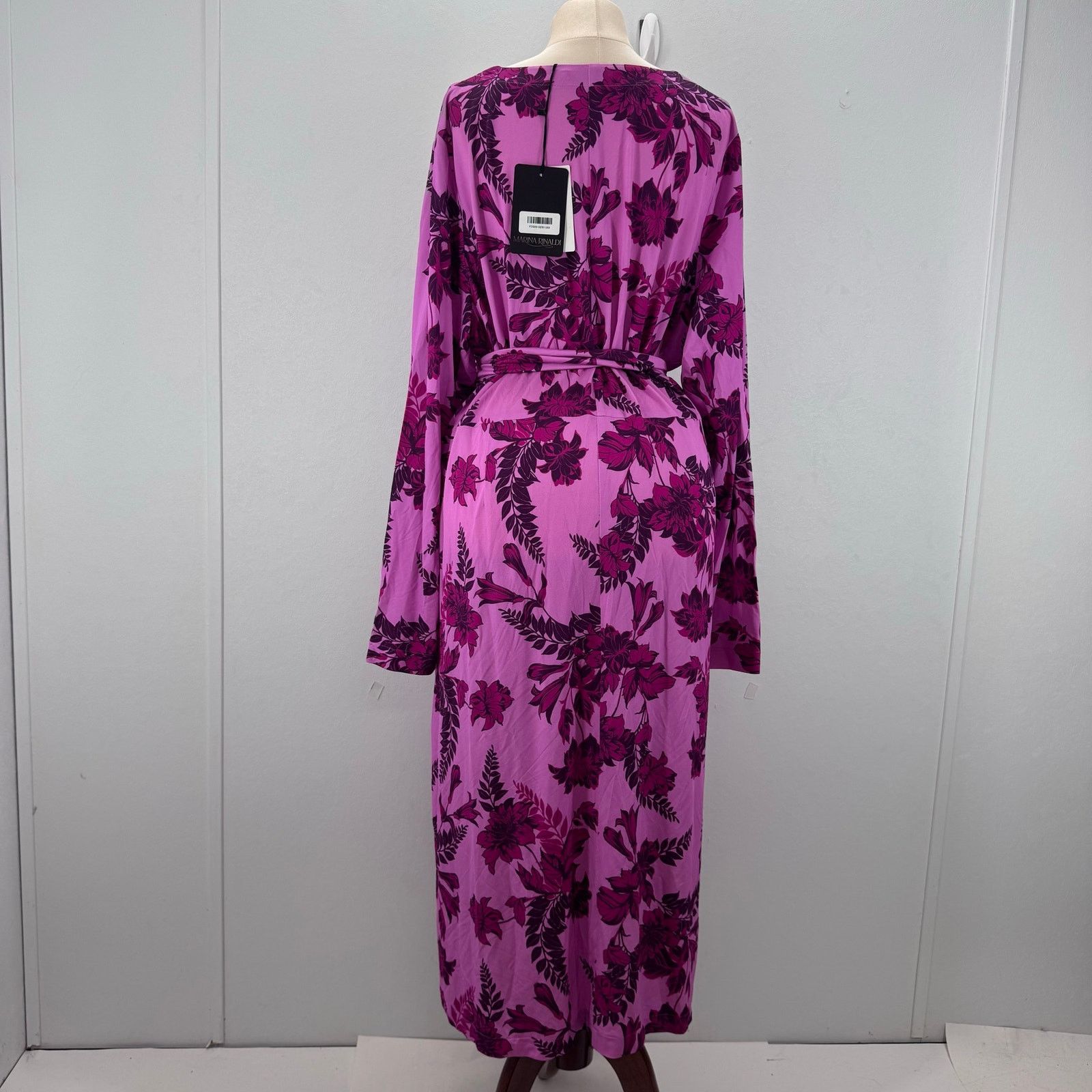 Marina Rinaldi Marina Rinaldi Womens Plus sz 24 Oppla Floral Wrap Dress Size 4XL / US 24-26 - 5 Thumbnail