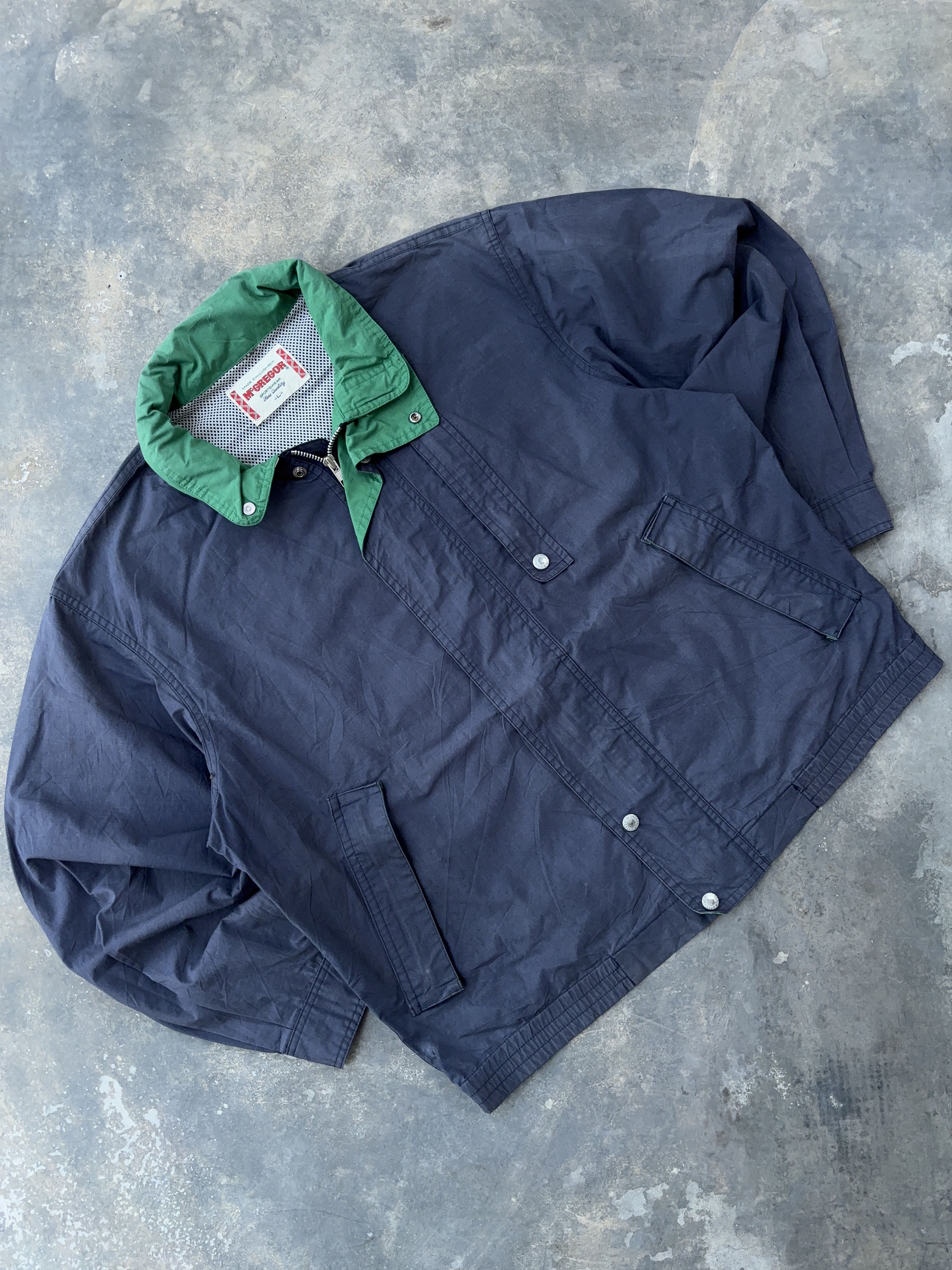 McGregor McGregor Retro Vintage Blue Green Jacket Size US L / EU 52-54 / 3 - 8 Thumbnail