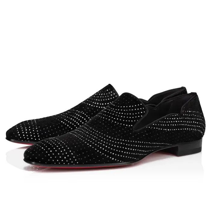 Christian Louboutin o1s1wg111224 Dandy Chick Orlato Flat in Black Size US 9.5 / EU 42-43 - 1 Thumbnail