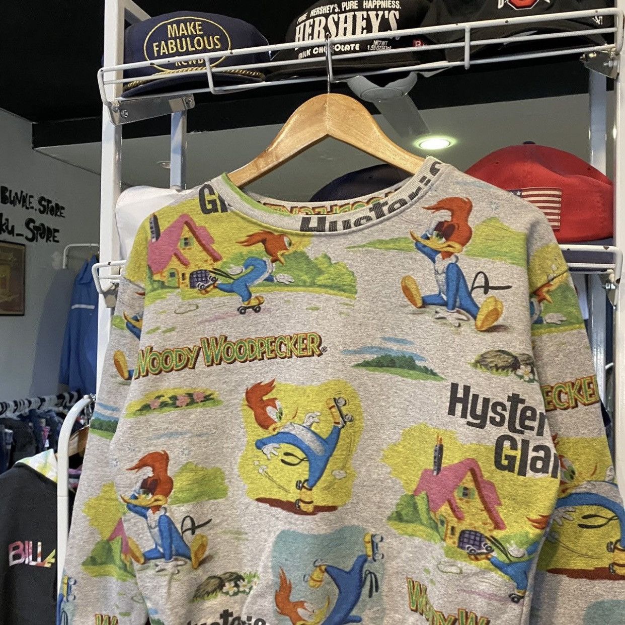 Hysteric Glamour 🔥RARE🔥Hysteric Glamour X Woody Woodpecker Hoodie - Size XS Size US XS / EU 42 / 0 - 3 Thumbnail