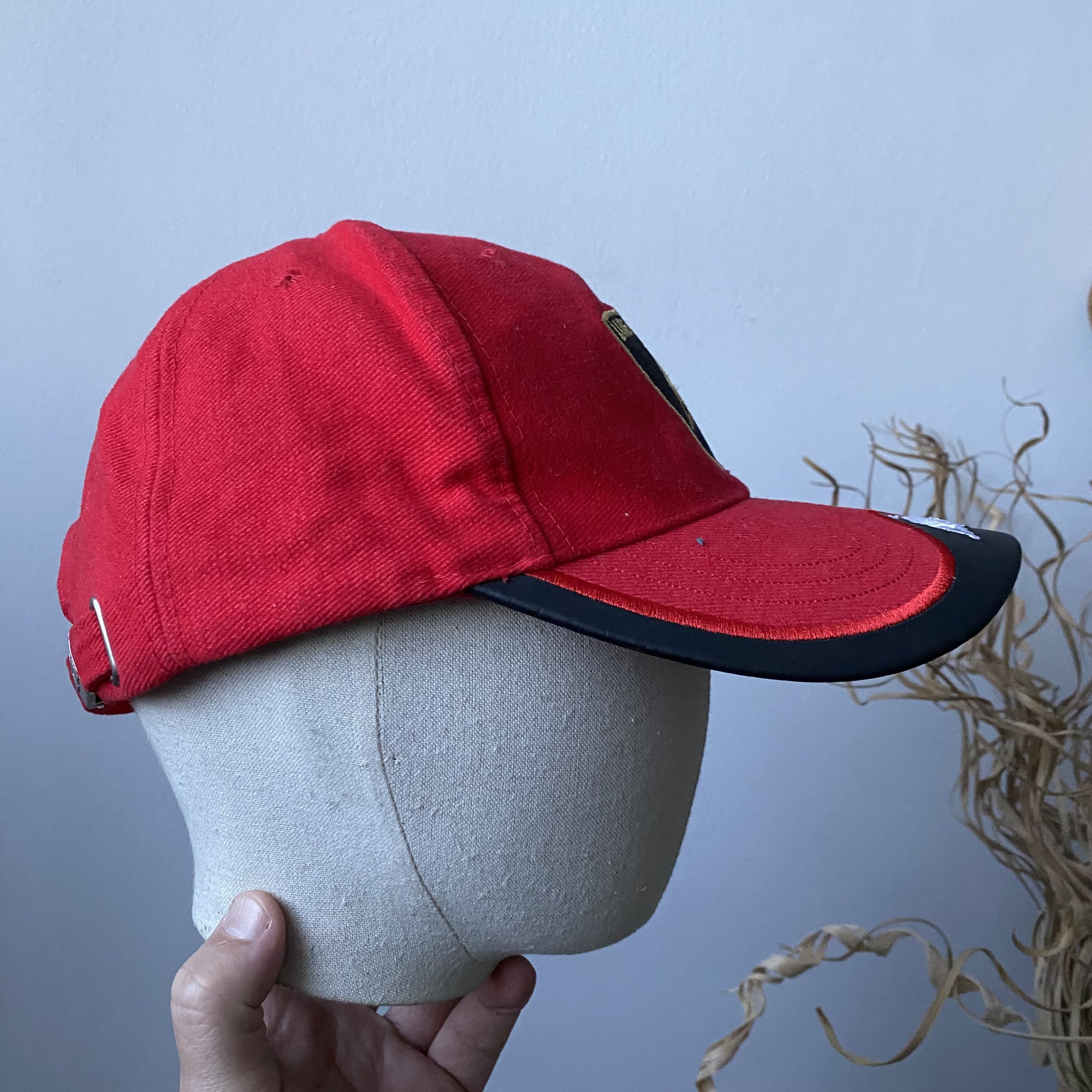 Ferrari 🏎️Vintage F1 Racing Lamborghini Cap Center logo Y2K Ferrari Size ONE SIZE - 5 Thumbnail