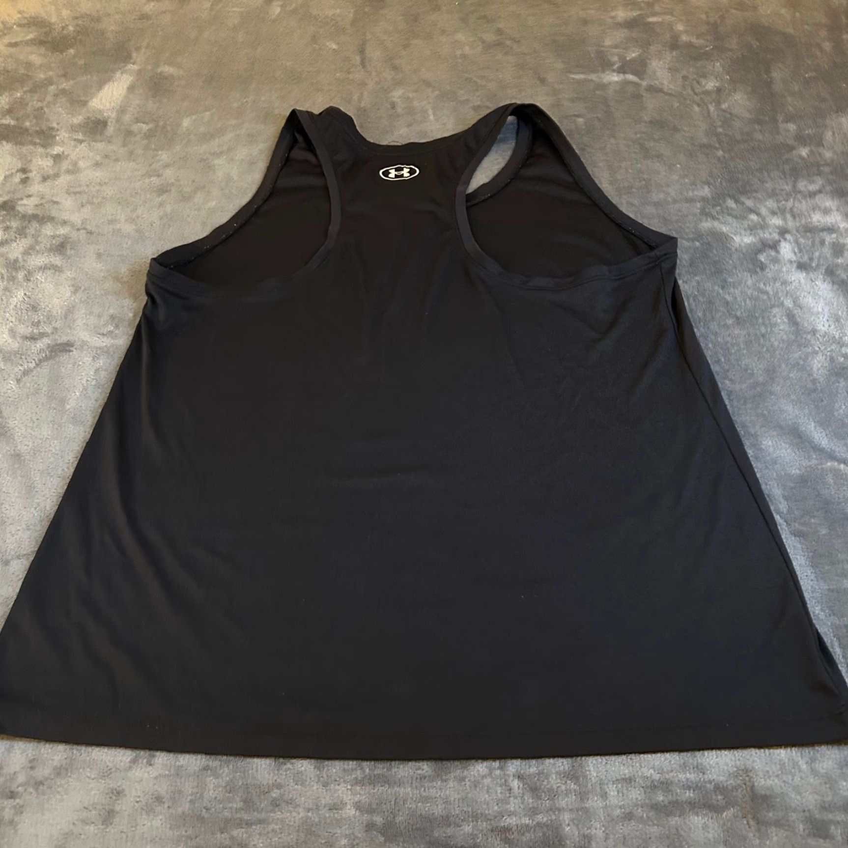 Under Armour Under Armour Tank Top Women Racerback Sleeveless Athletic Gym 1X Black Size XL / US 12-14 / IT 48-50 - 3 Thumbnail