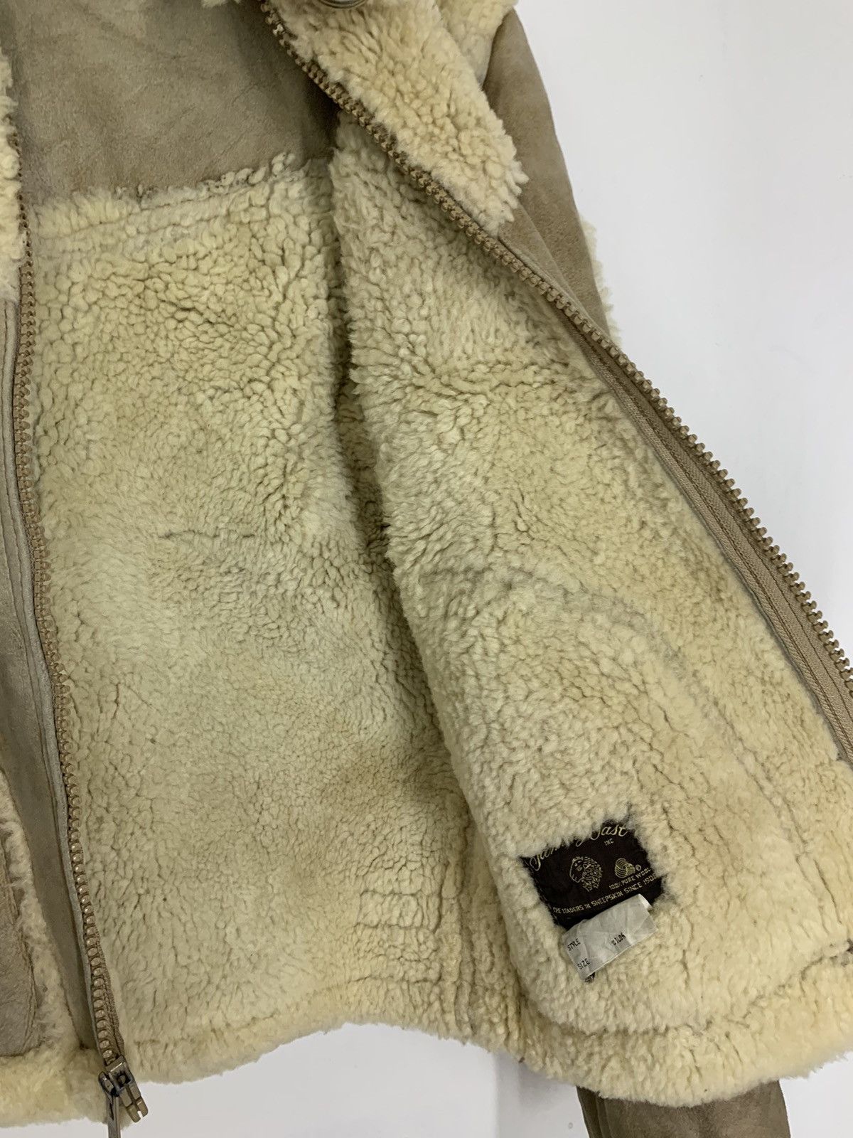 Schott Vintage 60s/70s Shearling Coat Real Sheepskin Tannery East Size US M / EU 48-50 / 2 - 9 Thumbnail