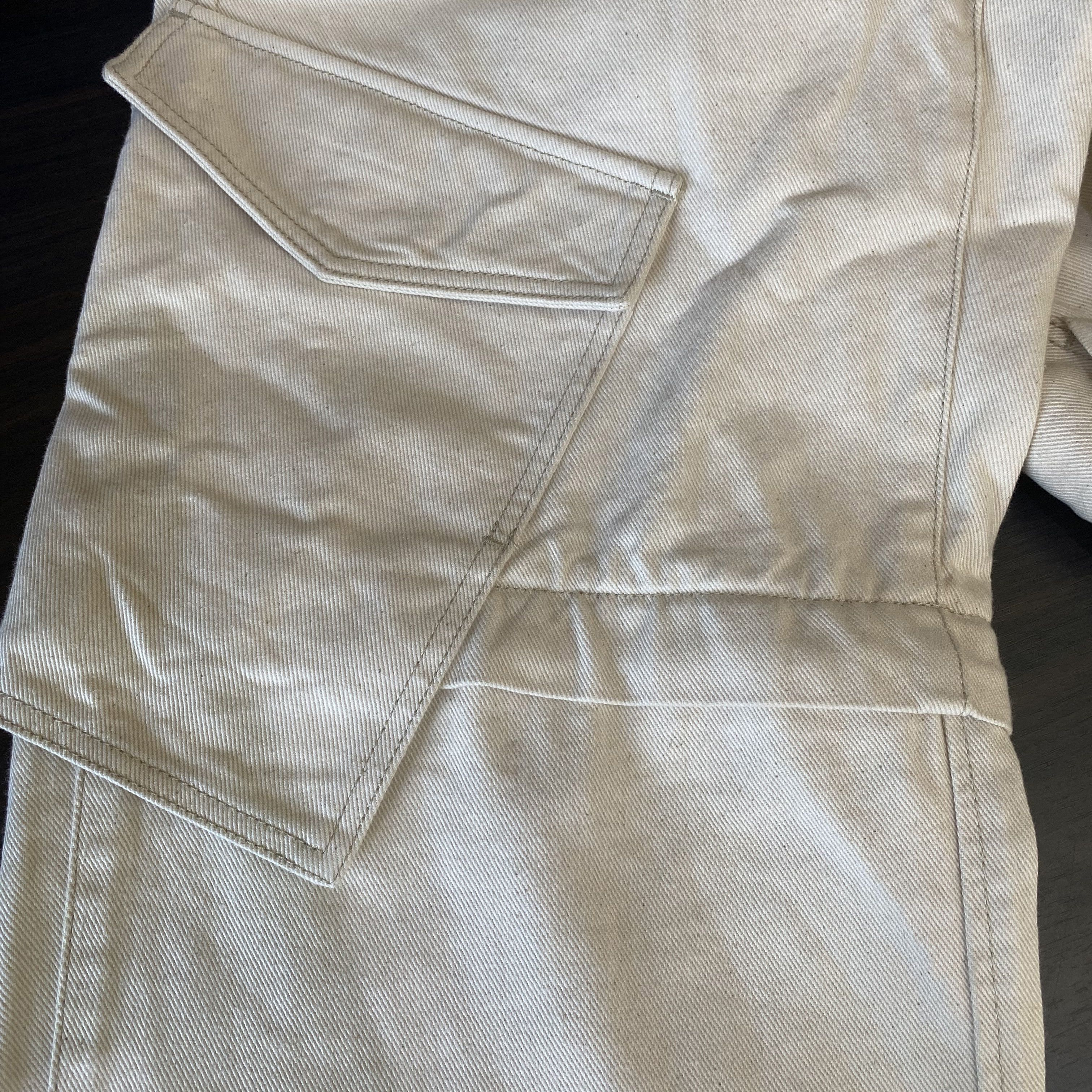 Dion Lee Natural Denim Parachute Jeans Pants Size 29" - 7 Thumbnail