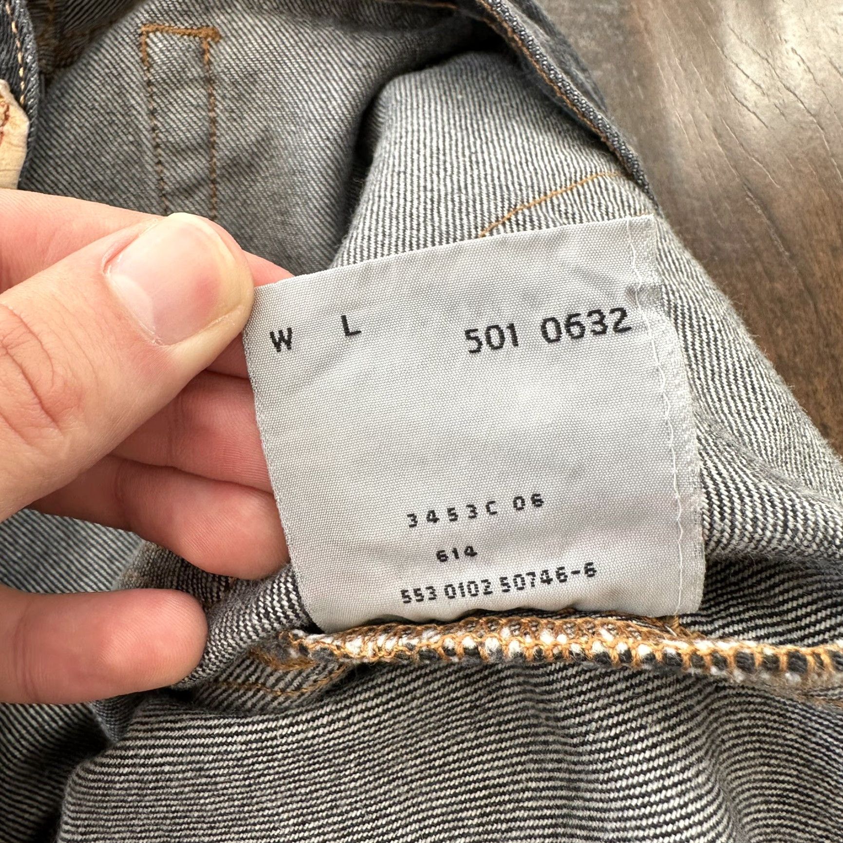 Levi's VINTAGE Levi's 501 XX Jeans 38x30 Black Light Wash 90s Mens Size US 38 / EU 54 - 7 Thumbnail