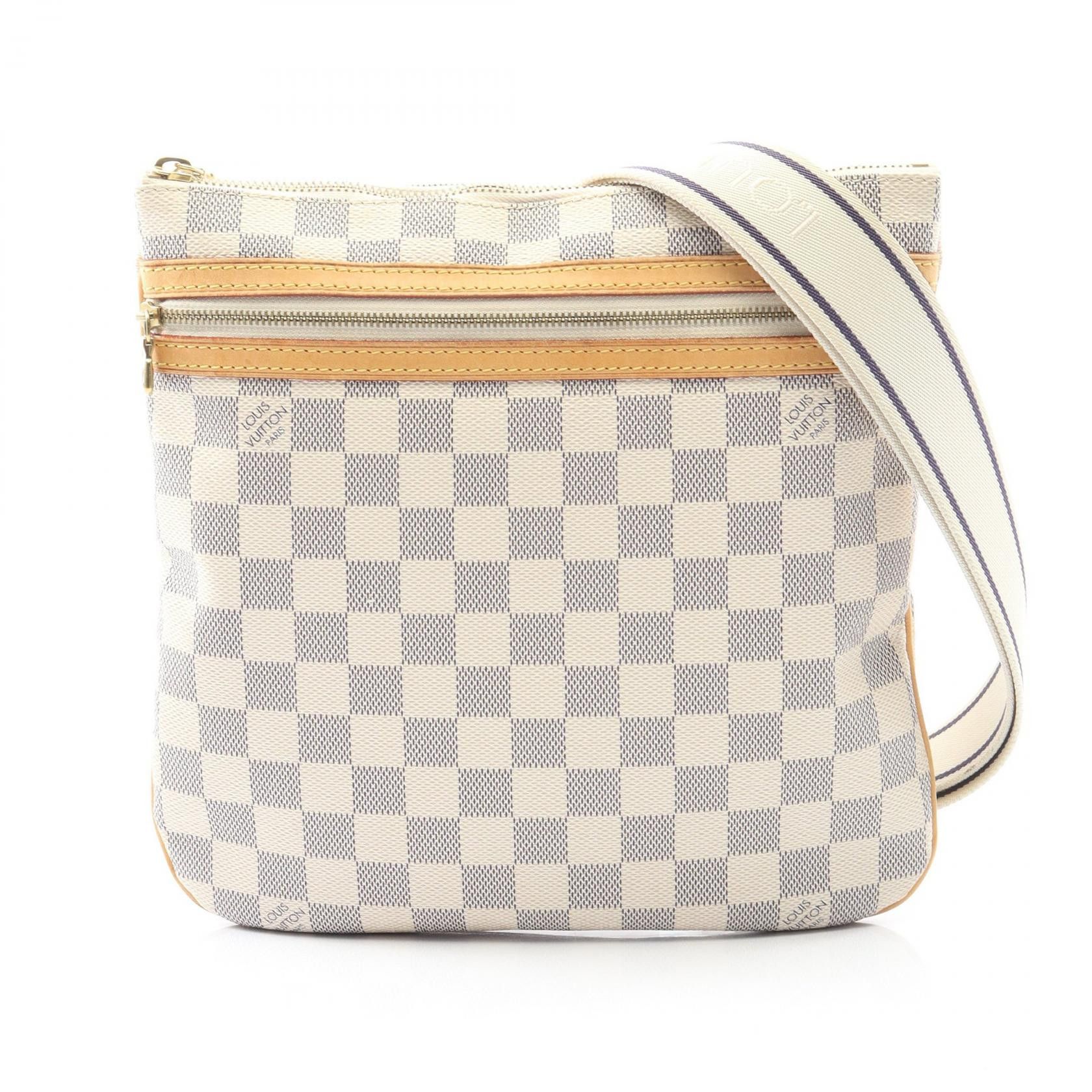 Louis Vuitton Louis Vuitton Louis Vuitton Pochette Bosphore Damier Azur Shoulder Bag Textile Shoulder Bag N51112 DUTY FREE for USA Size ONE SIZE - 1 Thumbnail