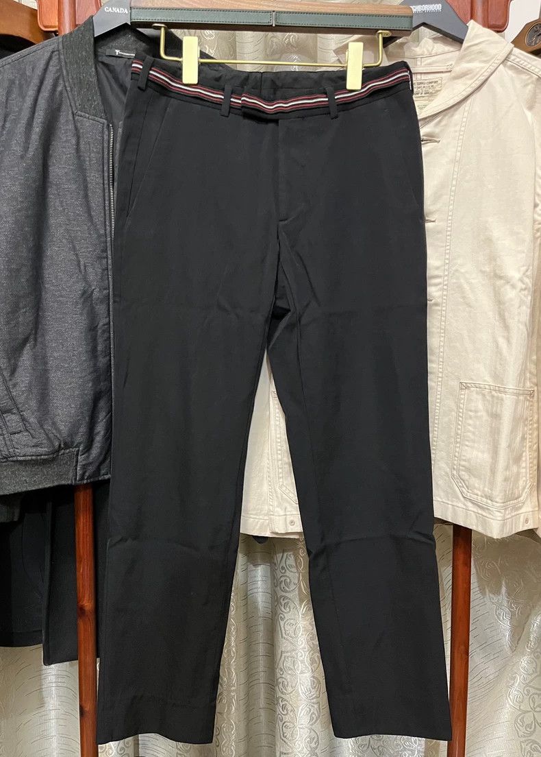 Dior Dior Wool Trousers with Colorful Belt Size US 31 - 1 Thumbnail